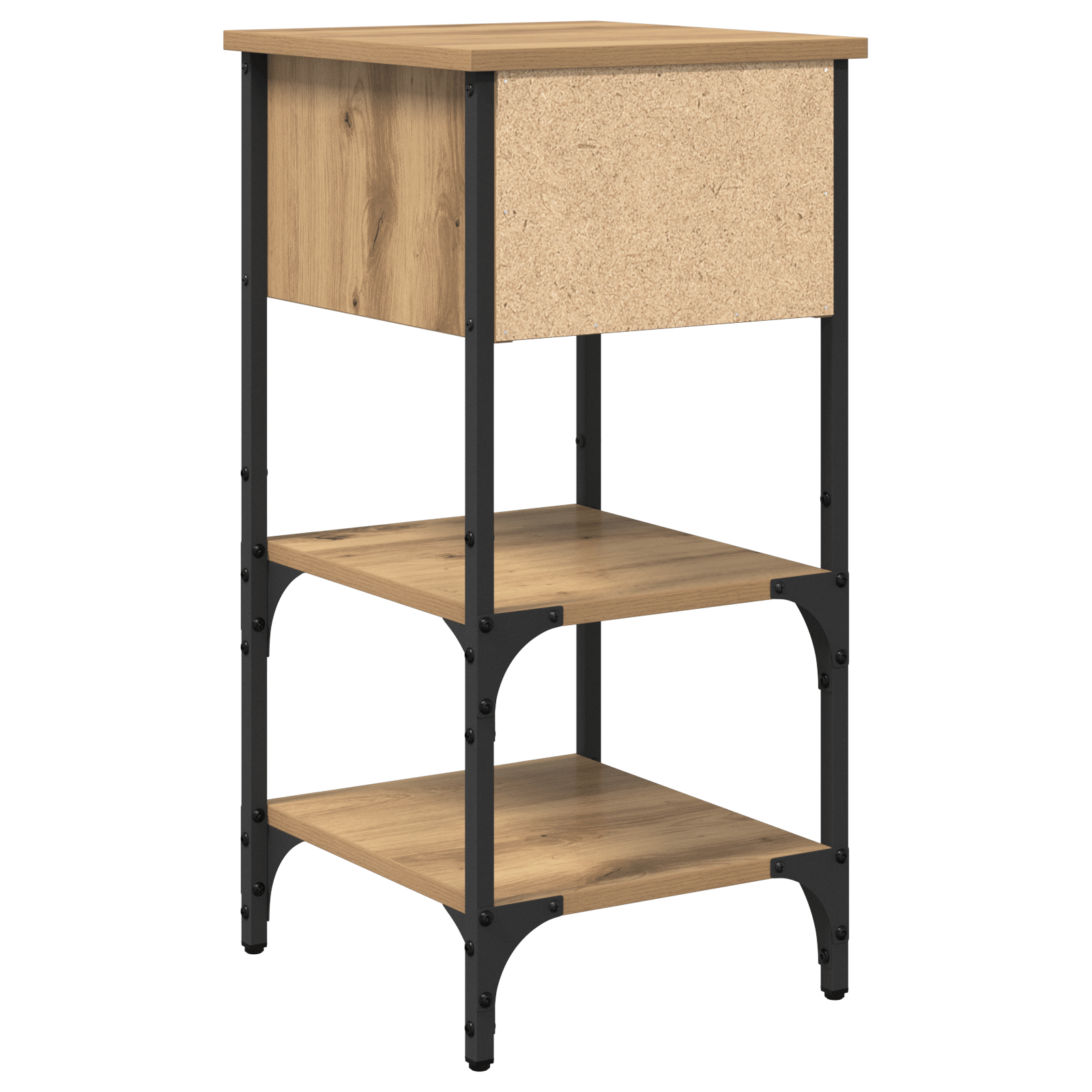 Cabi netele de noptiera 2 bucati Stejar artizanal 34x36x70 cm Lemn compus — imaginea 9