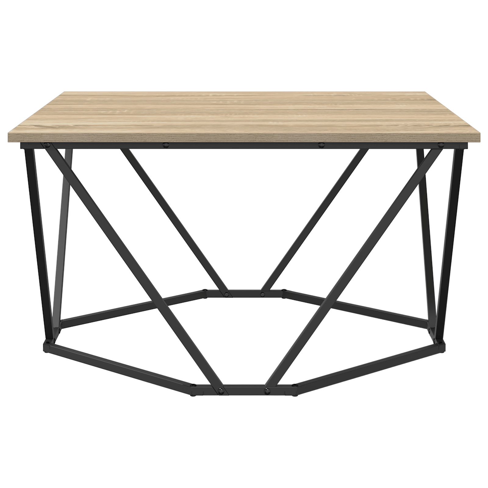 Masa de cafea Sonoma Oak 80x80x45 cm Lemn prelucrat — imaginea 6