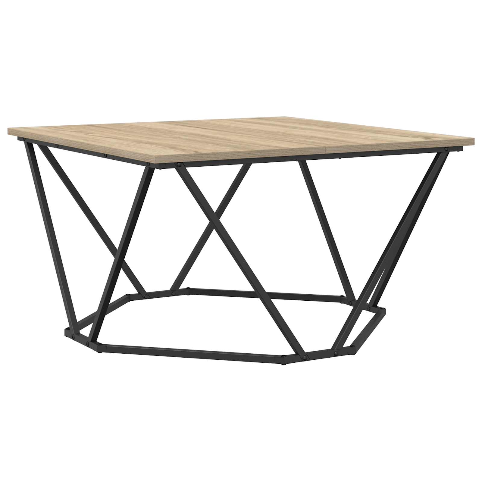 Masa de cafea Sonoma Oak 80x80x45 cm Lemn prelucrat — imaginea 7
