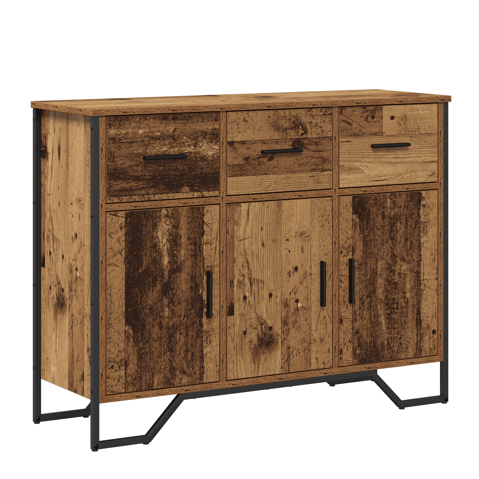 Dulap din Lemn Vechi 97x32.5x74.5 cm Lemn Prelucrat — imaginea 2