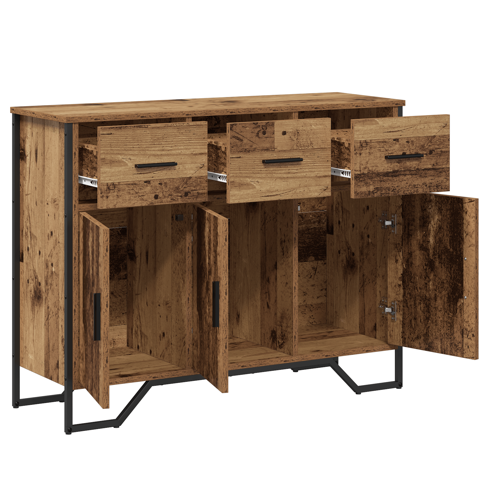 Dulap din Lemn Vechi 97x32.5x74.5 cm Lemn Prelucrat — imaginea 5