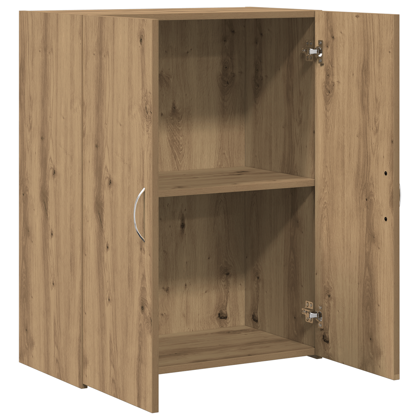 Cabinet Birou Stejar Artisan 60x32x77.5 cm Lemn Ingineresc — imaginea 5
