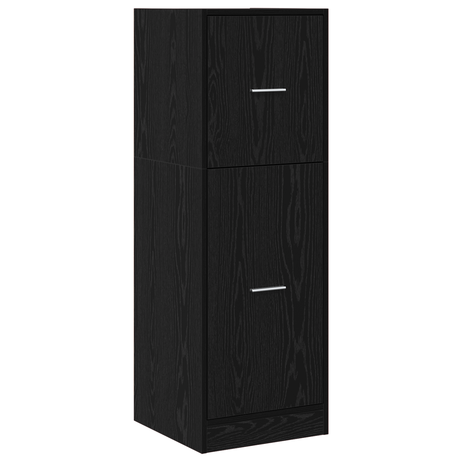 Cabinet de farmacist Negru Stejar 40x41x118 cm Lemn imbinat — imaginea 5