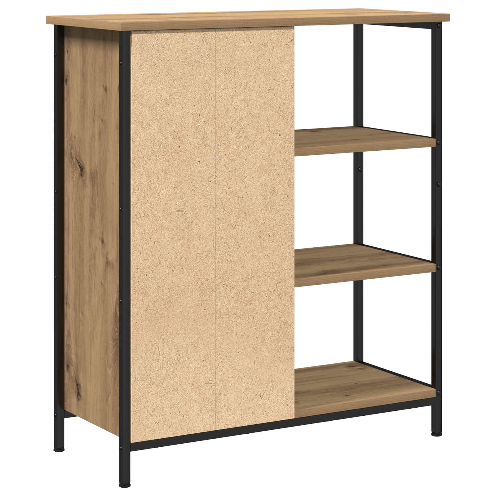 Bufet Artisan Stejar 70x30x80 cm Lemn prelucrat — imaginea 2