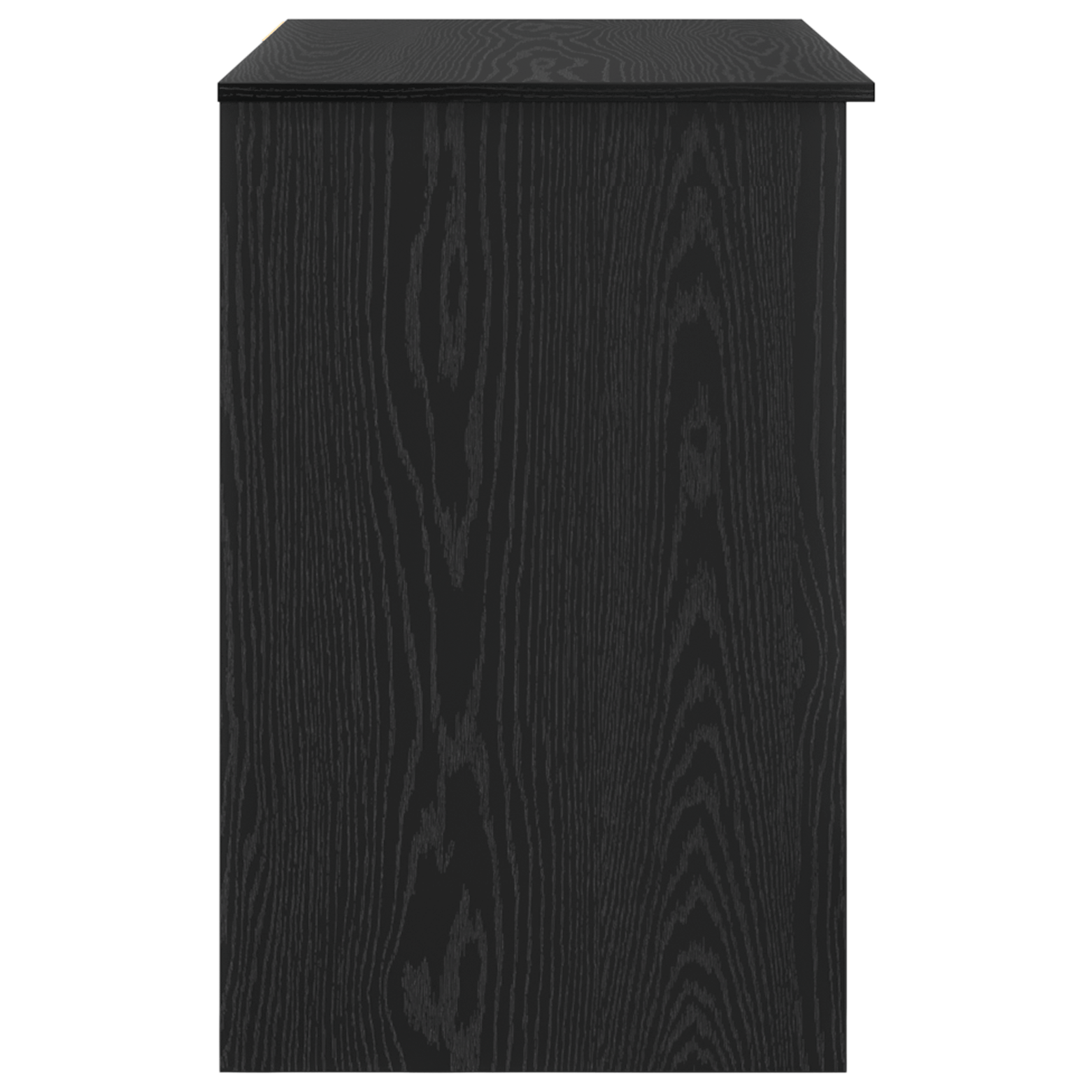 birou cu depozitare stejar negru 90x49.5x75 cm lemn ingineresc — imaginea 6