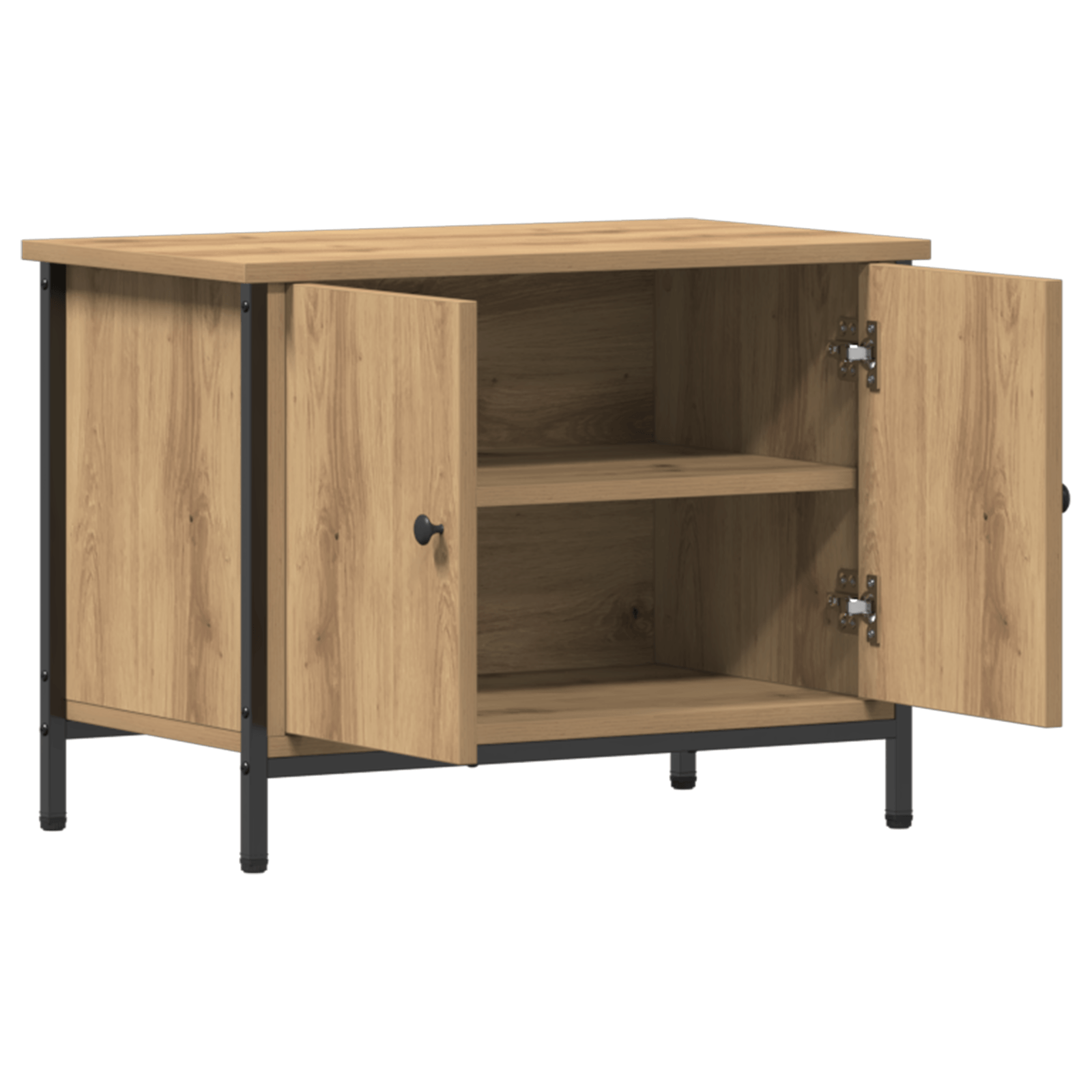 Suport TV Stejar Placi aglomerate 60 x 35 x 45 cm Suport TV — imaginea 5