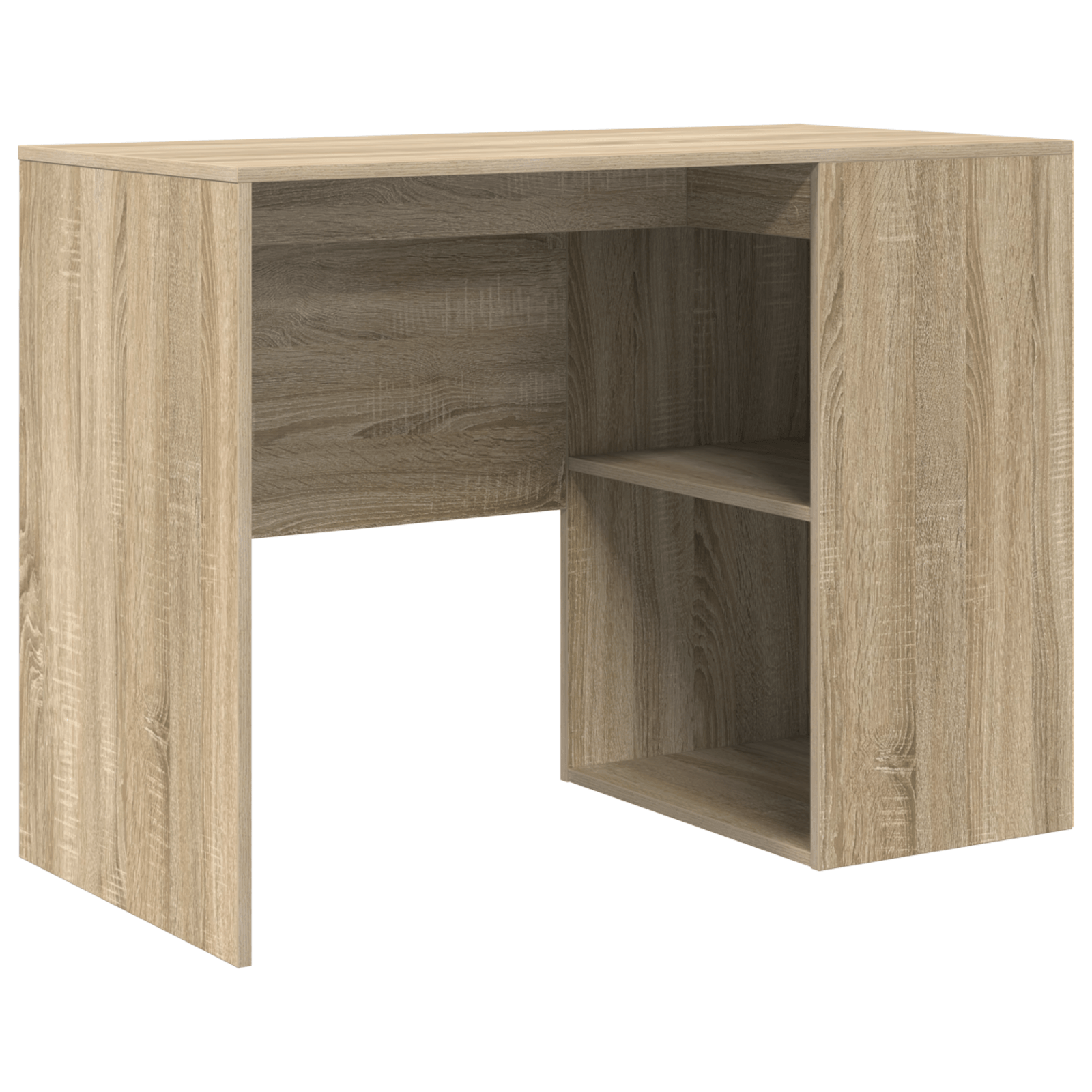 birou de scris stejar Sonoma Placi aglomerate Mic Birou modern — imaginea 2