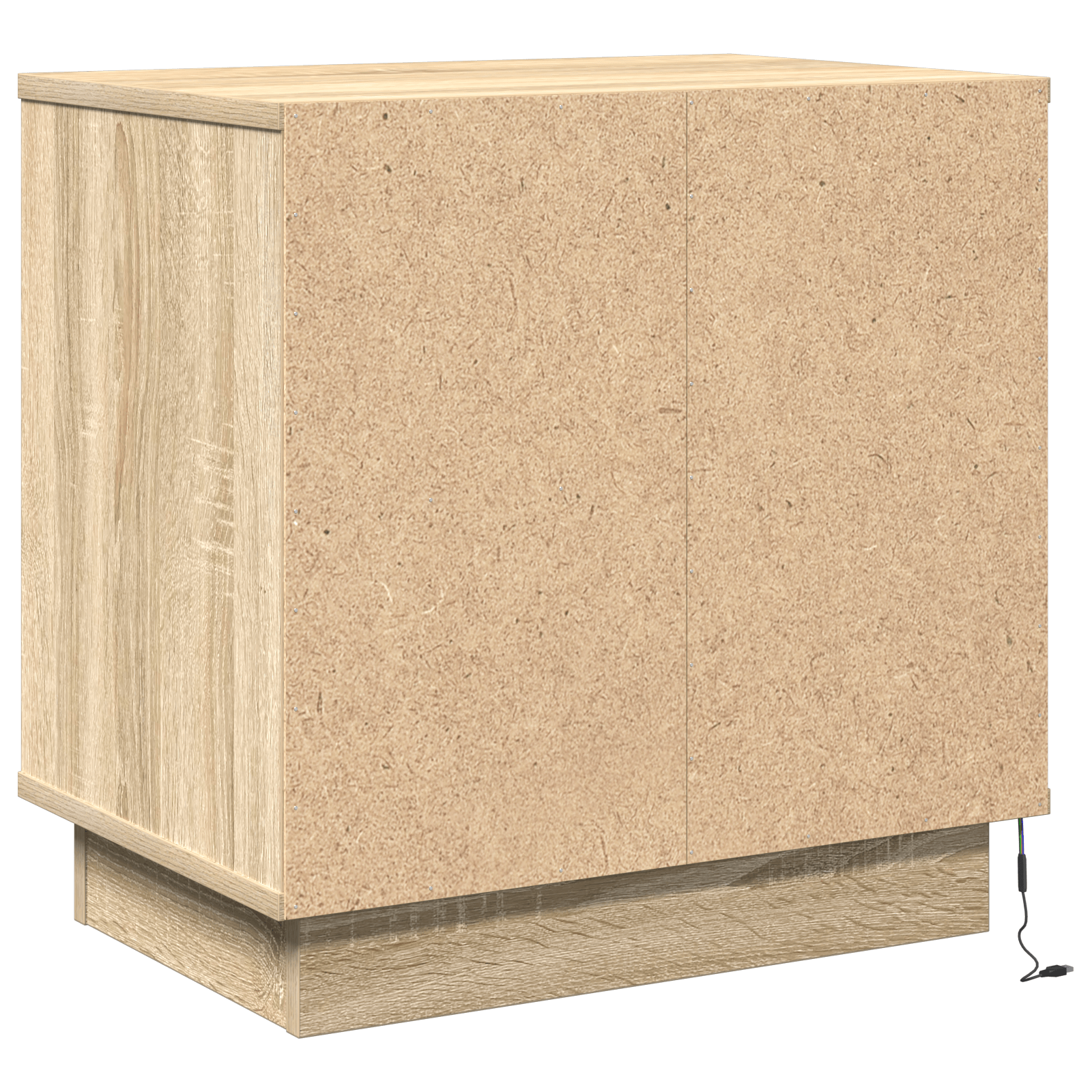 Noptiera cu LED 2 buc Sonoma Oak 50x34.5x50 cm — imaginea 8