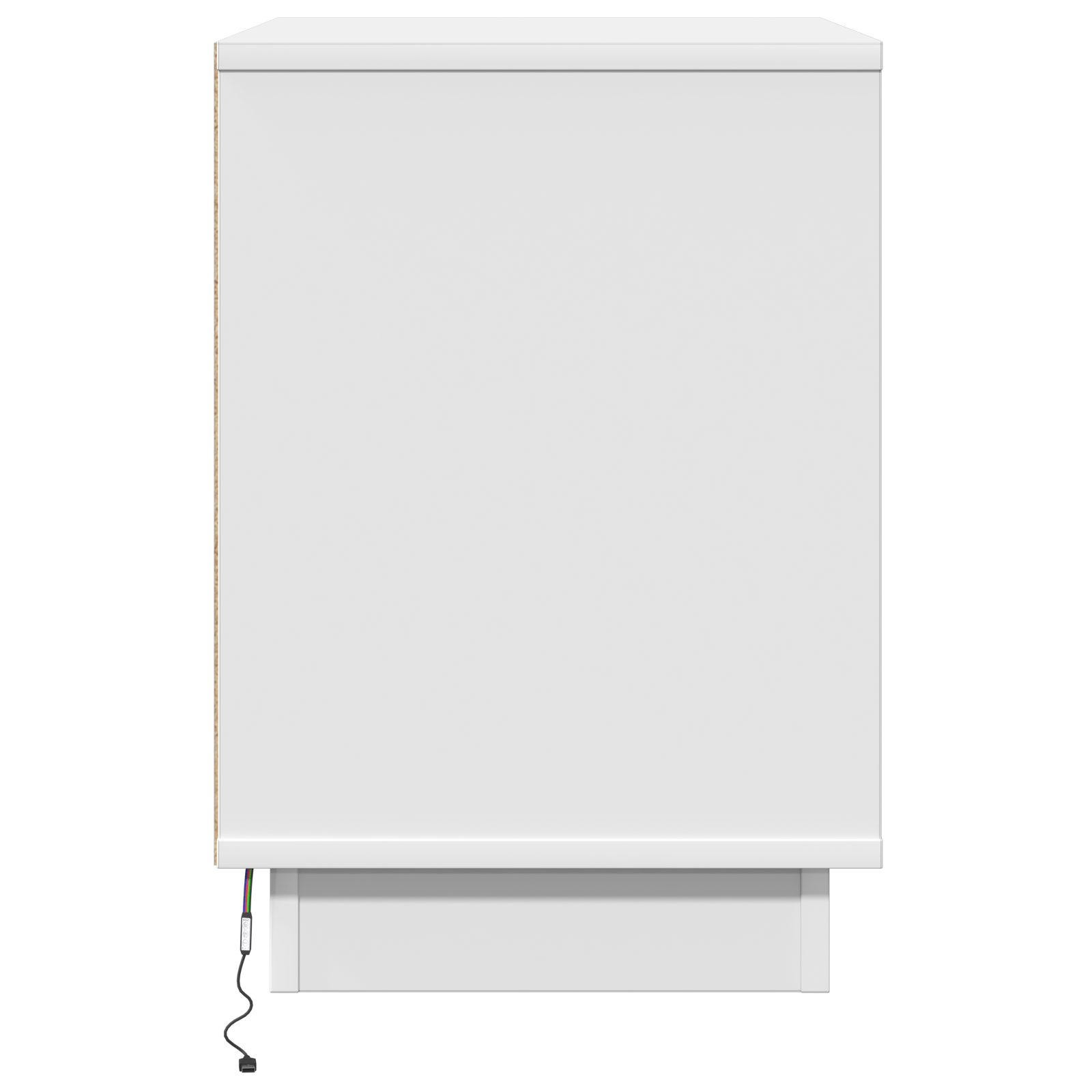 noptiera cu LED 2 buc Alb 50x34,5x50 cm — imaginea 9