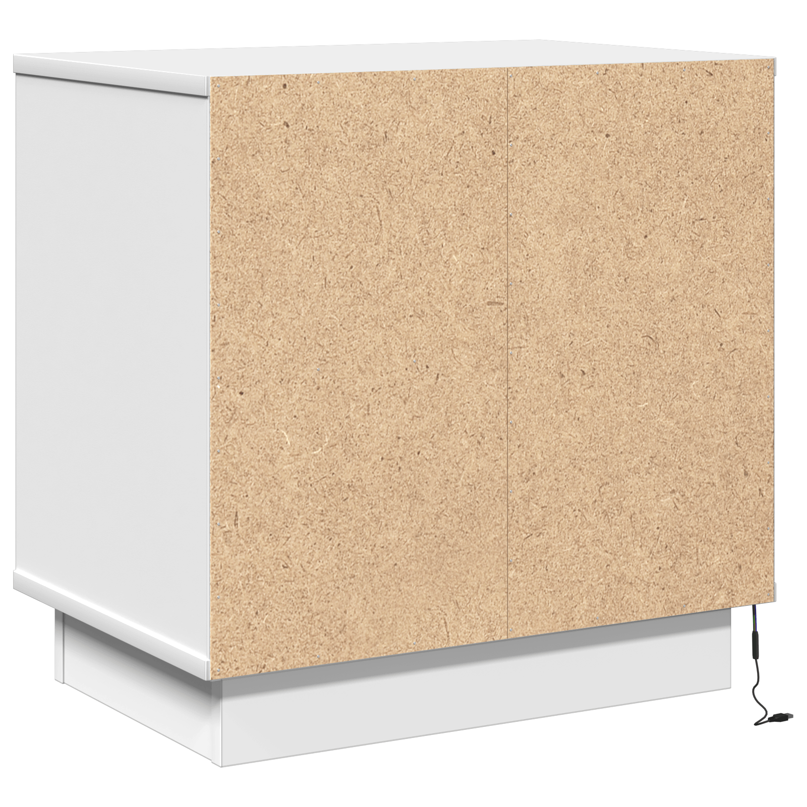 noptiera cu LED 2 buc Alb 50x34,5x50 cm — imaginea 10