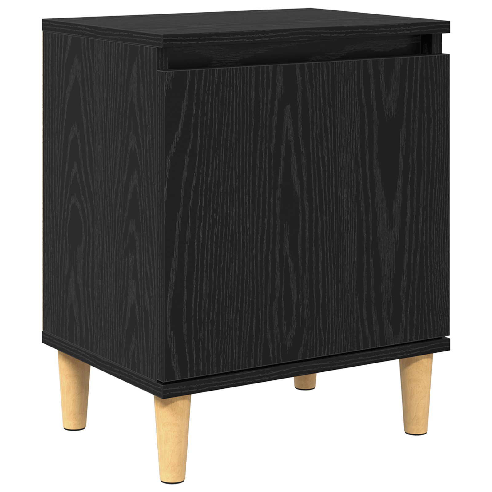 Noptiera din Stejar Negru Stejar Negru Lemn 40 x 30 x 50 cm — imaginea 2