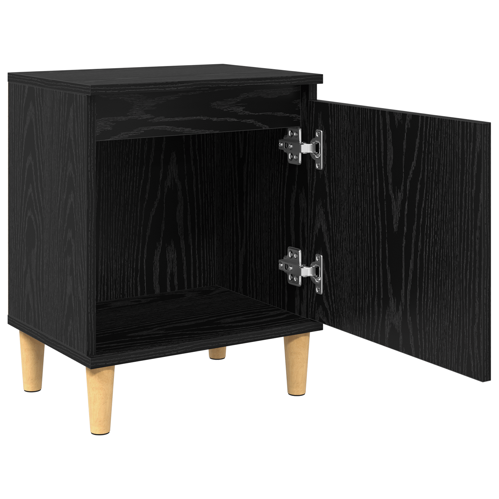 Noptiera din Stejar Negru Stejar Negru Lemn 40 x 30 x 50 cm — imaginea 5