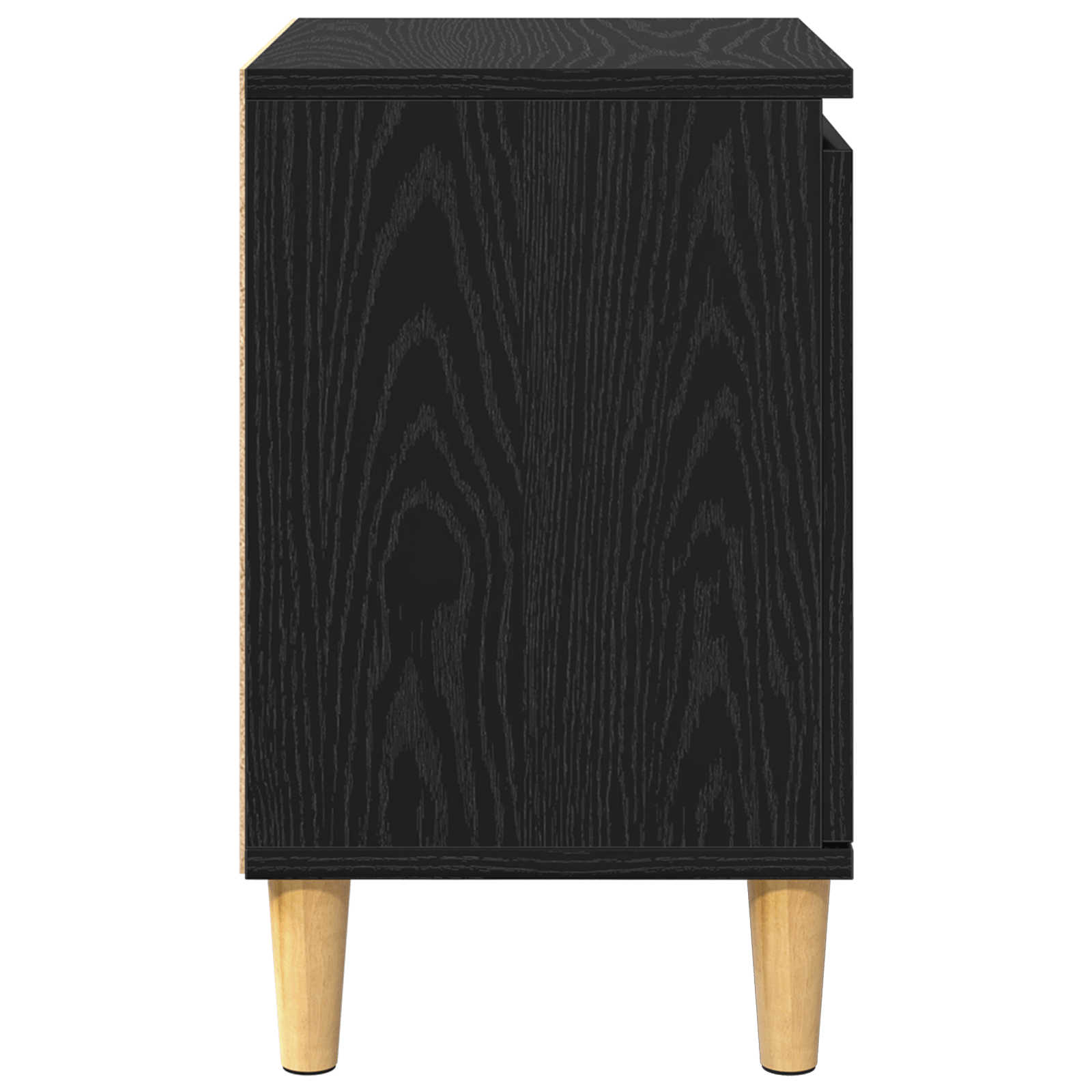 Noptiera din Stejar Negru Stejar Negru Lemn 40 x 30 x 50 cm — imaginea 7