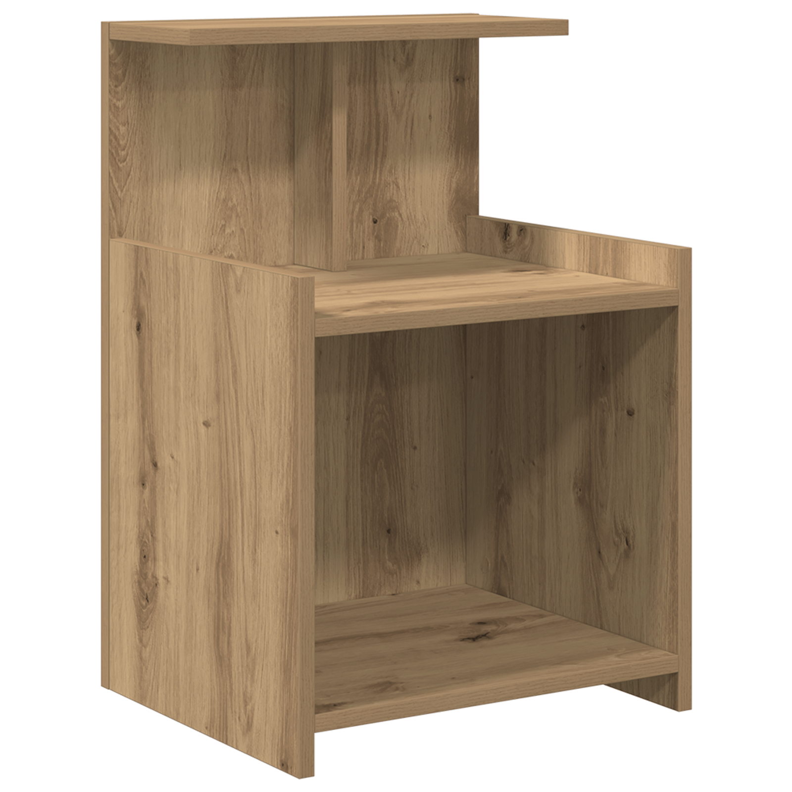 Dulapuri de pat 2 piese Stejar artizanal 40x35x60 cm Lemn prelucrat — imaginea 5
