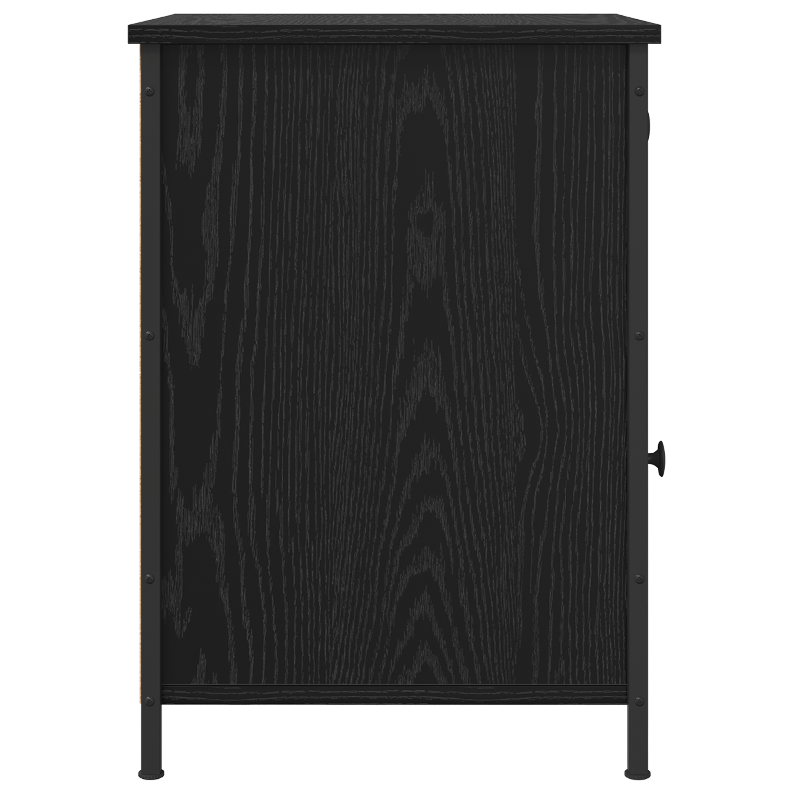 Noptiera Stejar Negru 40x42x60 cm Lemn prelucrat — imaginea 7