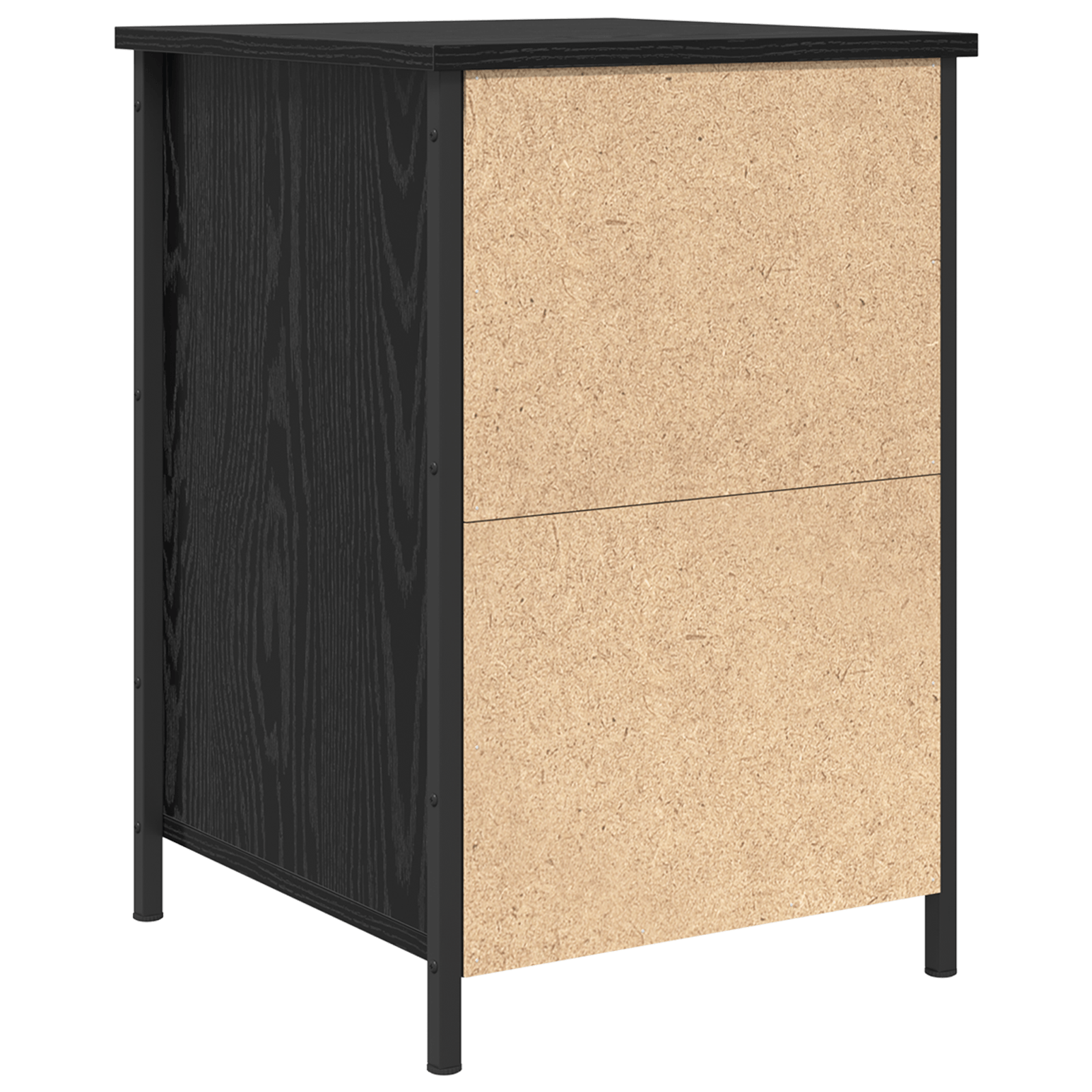 Noptiera Stejar Negru 40x42x60 cm Lemn prelucrat — imaginea 8