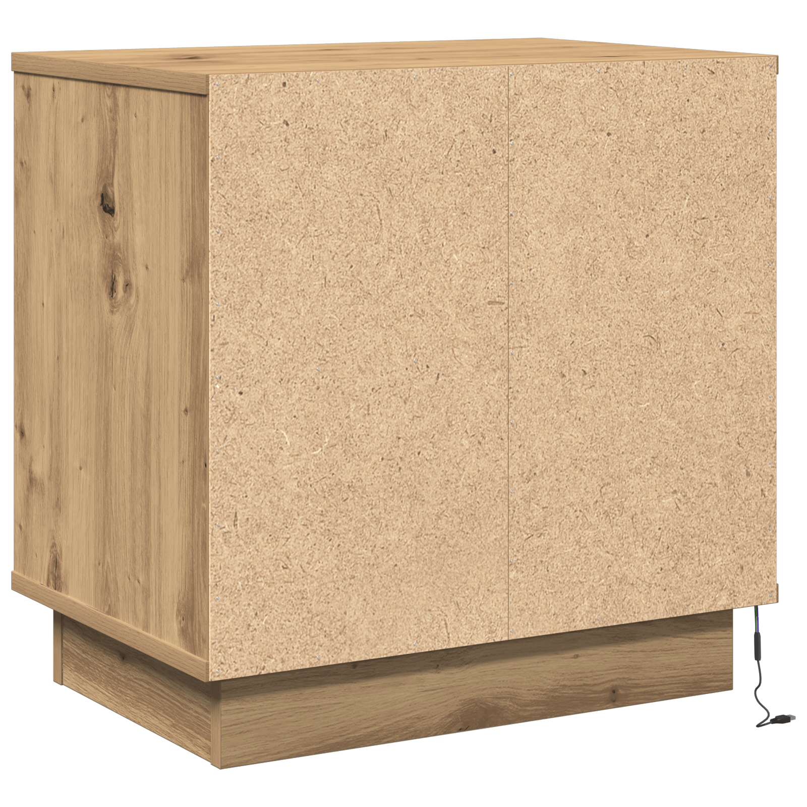 Noptiera cu LED 2 buc Artisan Stejar 50x34,5x50 cm — imaginea 6