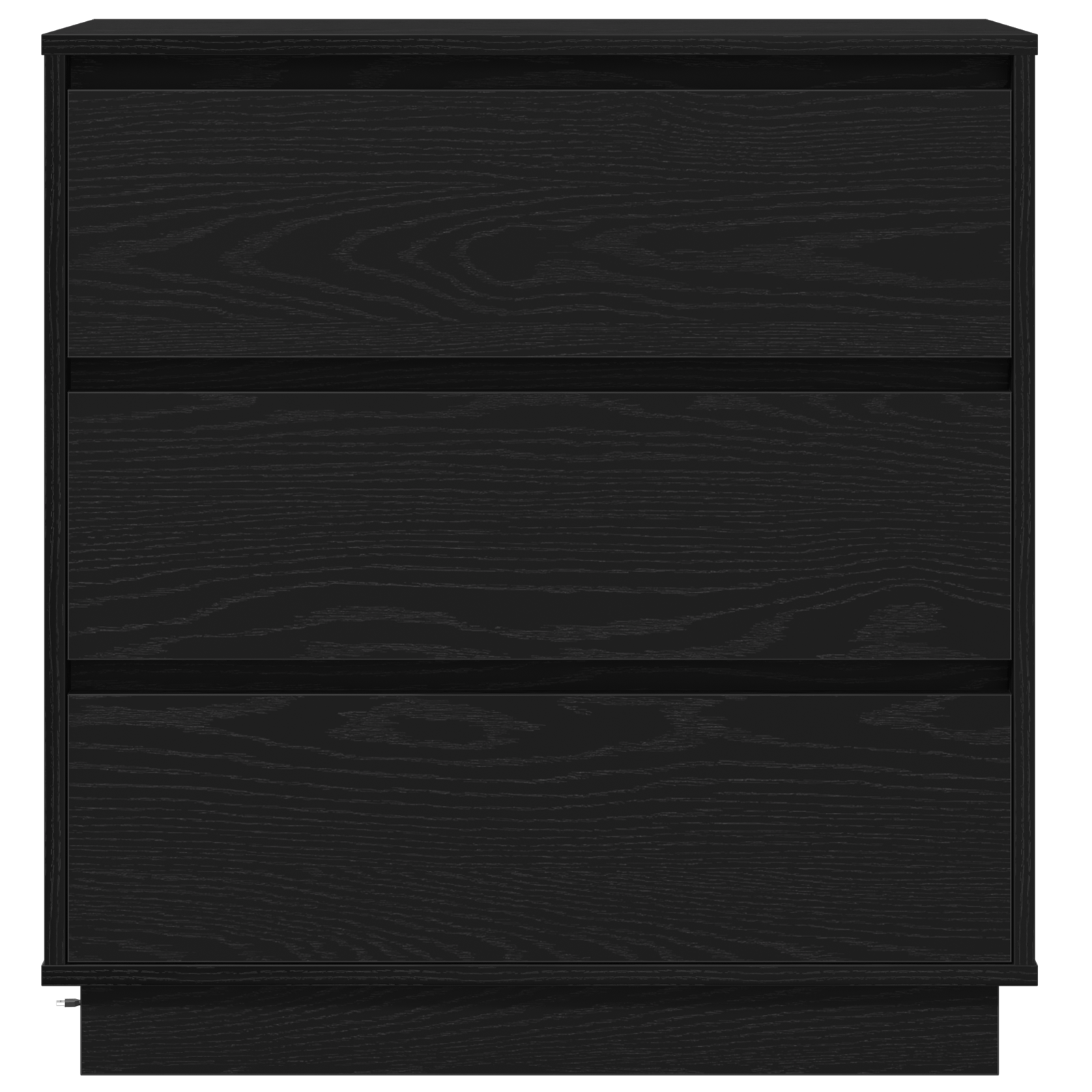 Noptiera cu LED, stejar negru, 71x34,5x75 cm, lemn prelucrat — imaginea 6