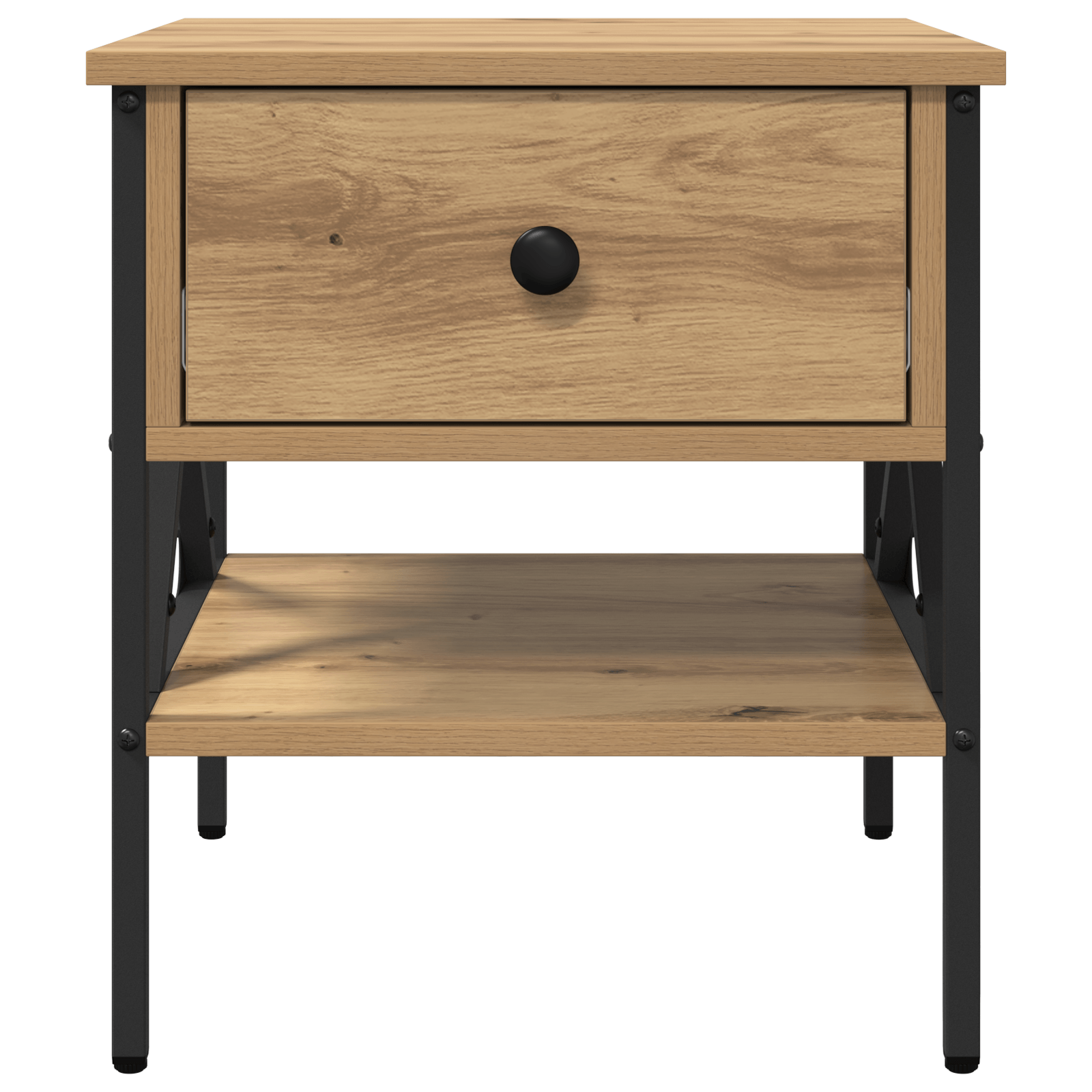 Noptiere 2 bucati Stejar Artizan 40x42x45 cm Lemn Laminat — imaginea 7