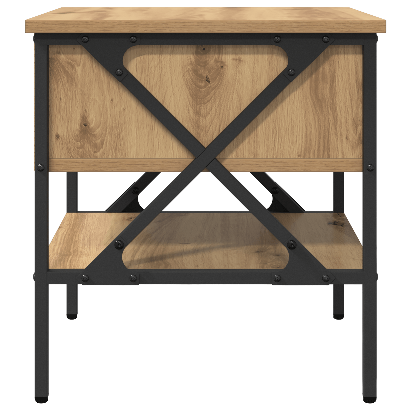 Noptiere 2 bucati Stejar Artizan 40x42x45 cm Lemn Laminat — imaginea 8
