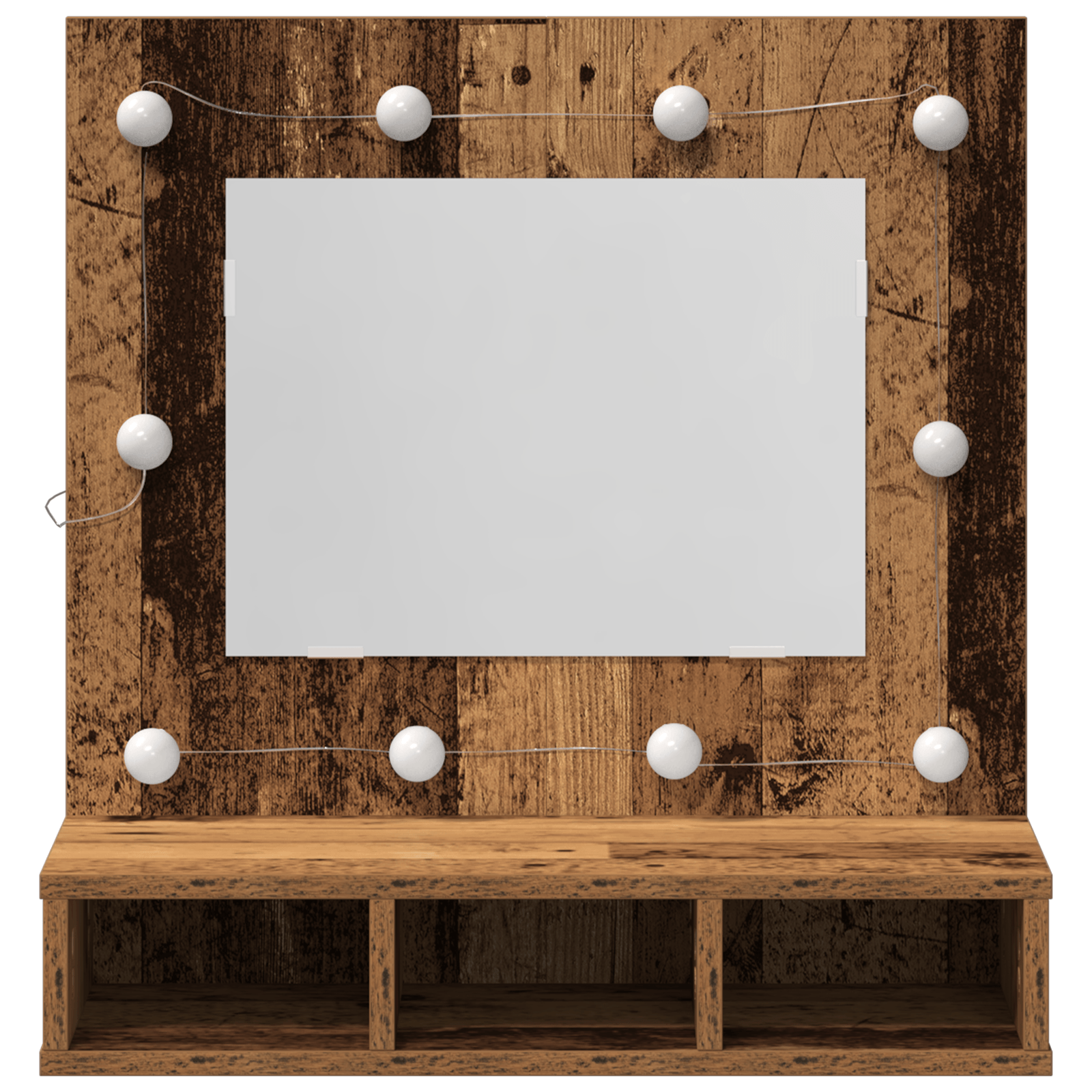 Unitate toaleta Lemn vechi Lemn masiv reciclat 60 x 31.5 x 62 cm — imaginea 4