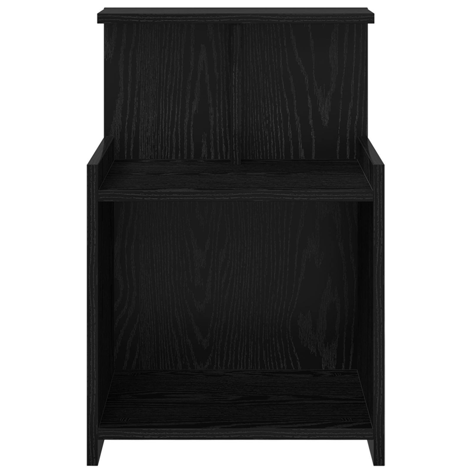Cabinet de pat Stejar negru 40x35x60 cm Lemn prelucrat — imaginea 5