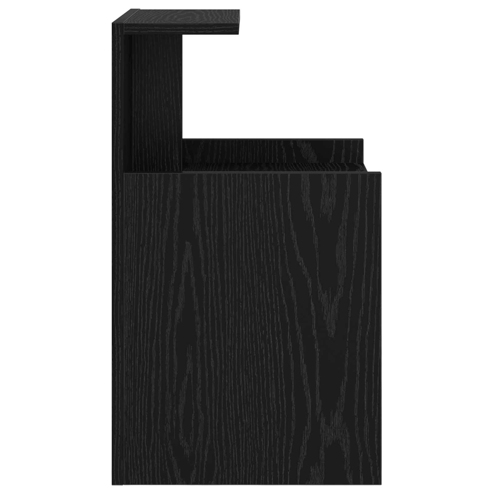 Cabinet de pat Stejar negru 40x35x60 cm Lemn prelucrat — imaginea 6
