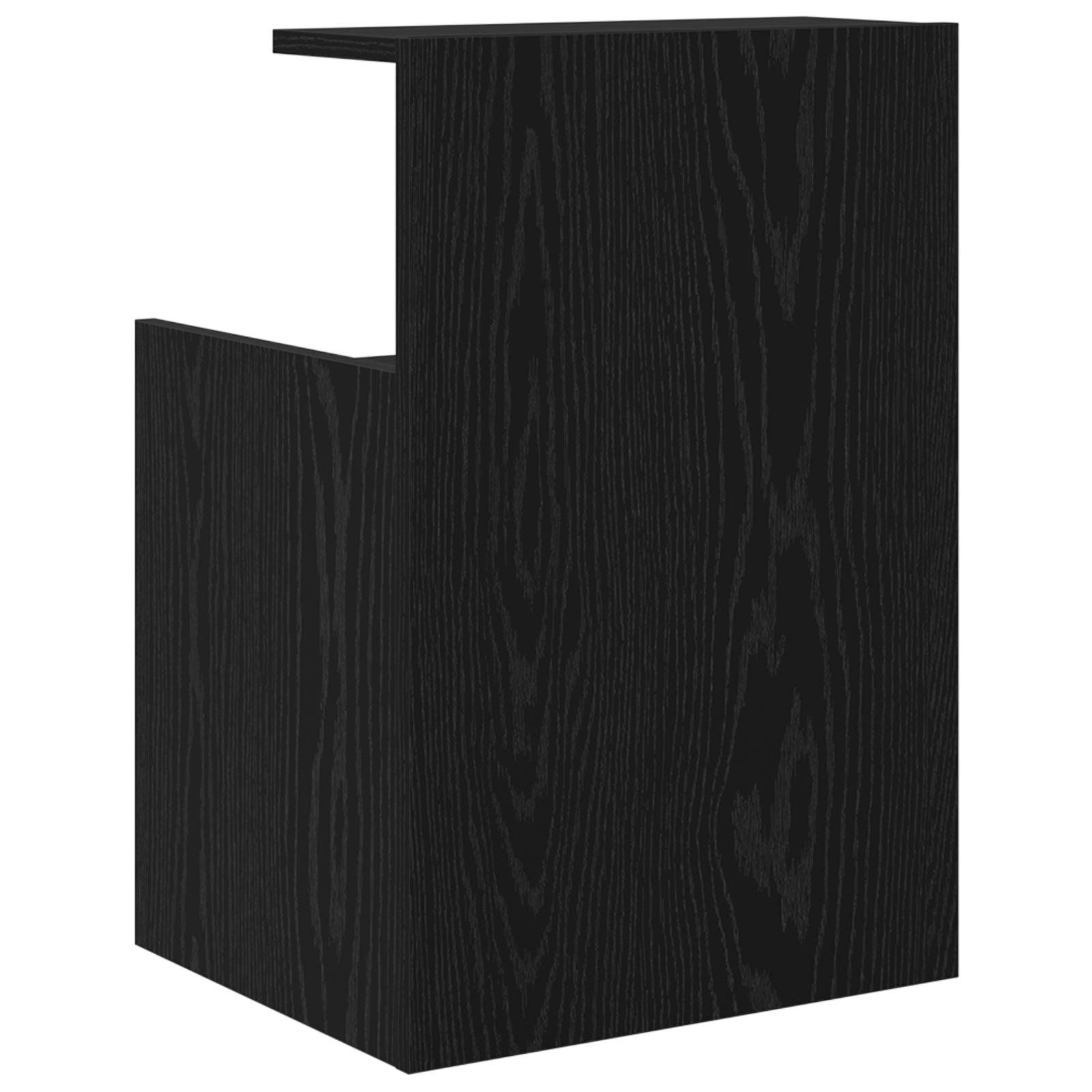 Cabinet de pat Stejar negru 40x35x60 cm Lemn prelucrat — imaginea 7