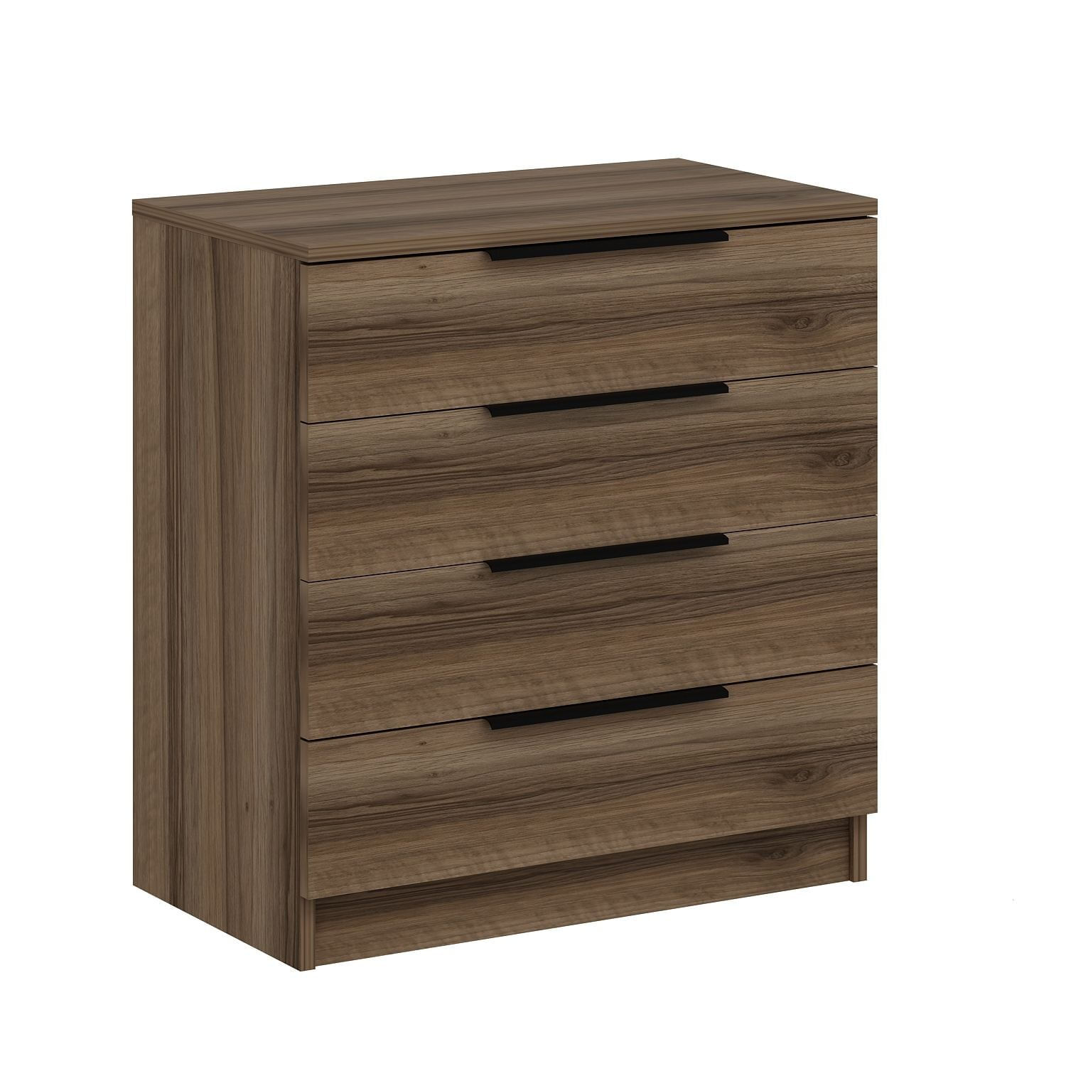 Comoda, Hanah Home, pal melaminat, nuc, 73x77x42 cm — imaginea 2