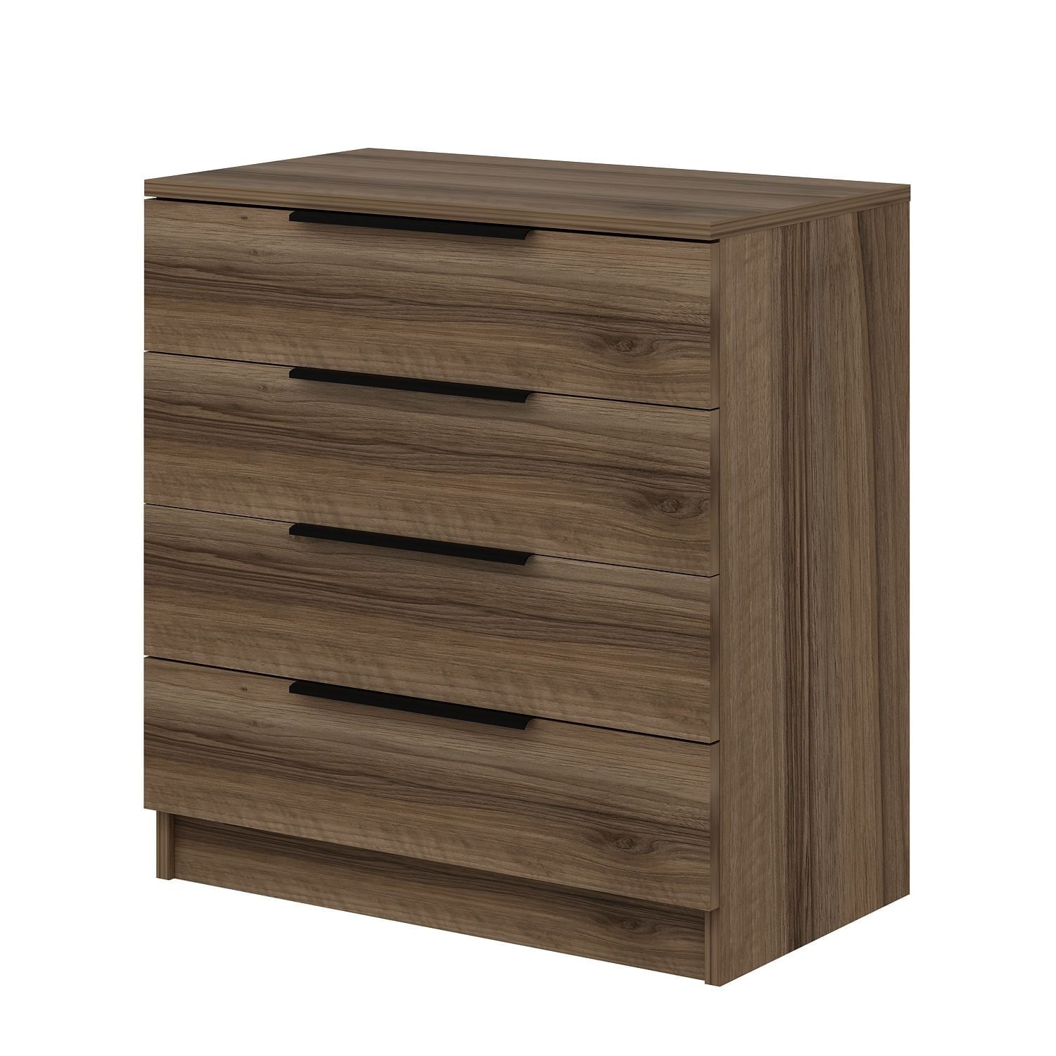 Comoda, Hanah Home, pal melaminat, nuc, 73x77x42 cm — imaginea 3