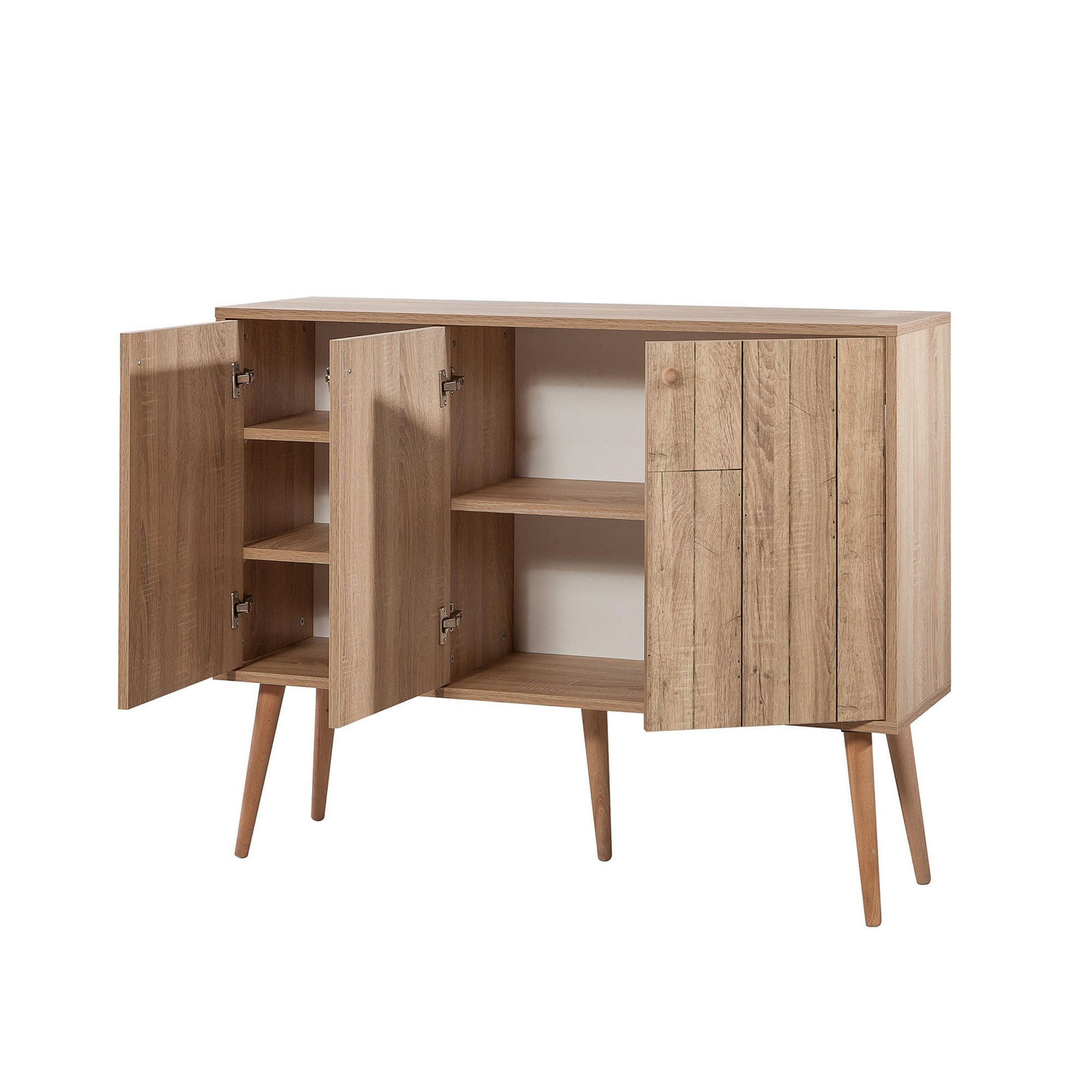Consola, Hanah Home, pal melaminat, stejar sonoma, 120x36x90 cm, 863SPH3940 — imaginea 3