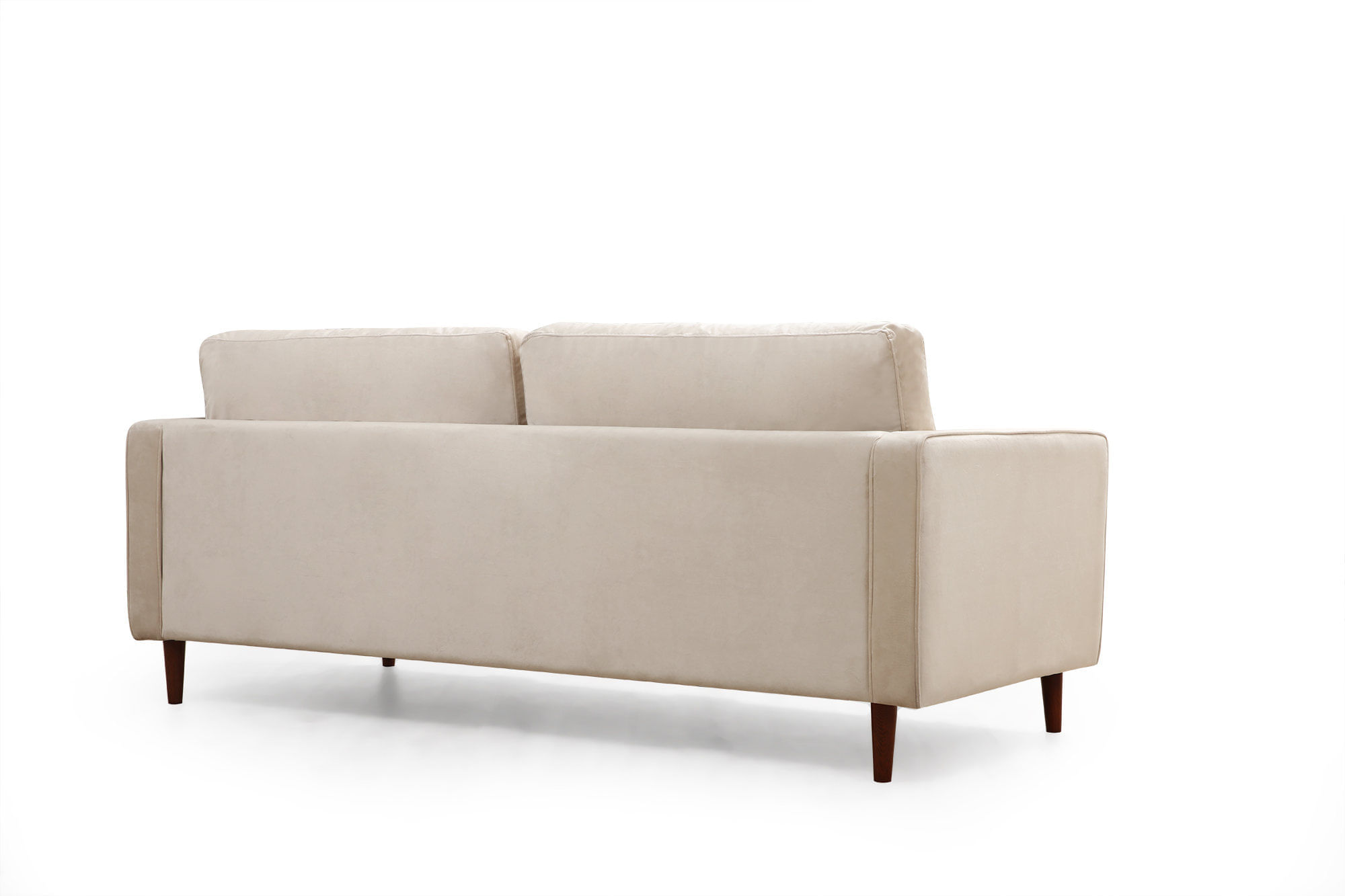 Canapea 3 locuri, Atelier Del Sofa, lemn fag, bej, 215x90x70 cm — imaginea 4