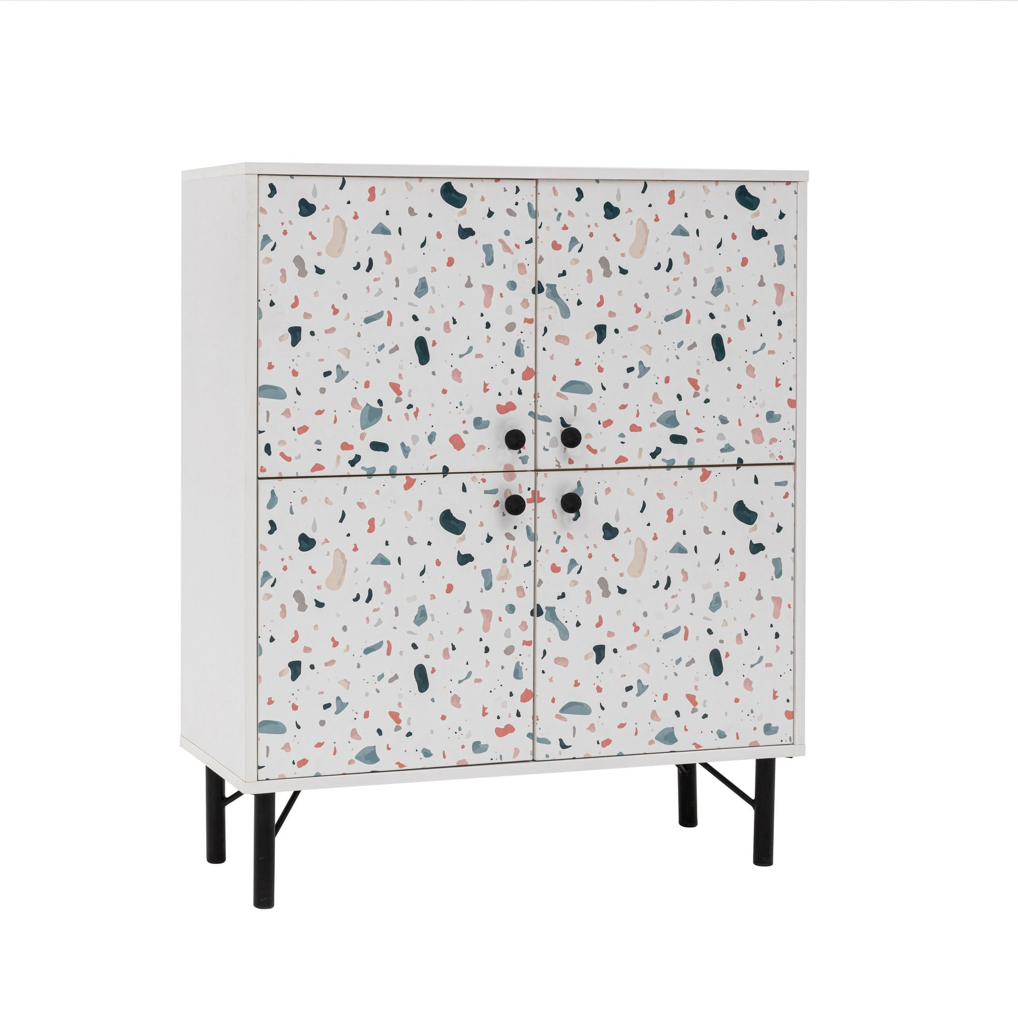 Dulap multifunctional, Hanah Home, PAL melaminat, multicolor, 95x36x111 cm, 869VEL4527 — imaginea 2