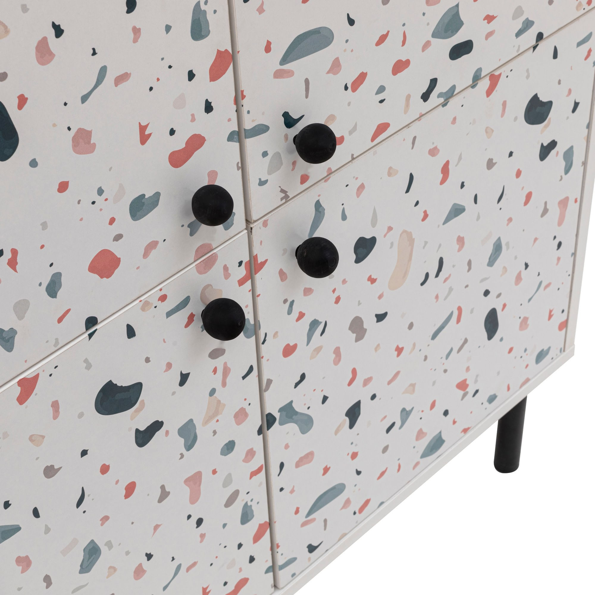 Dulap multifunctional, Hanah Home, PAL melaminat, multicolor, 95x36x111 cm, 869VEL4527 — imaginea 6