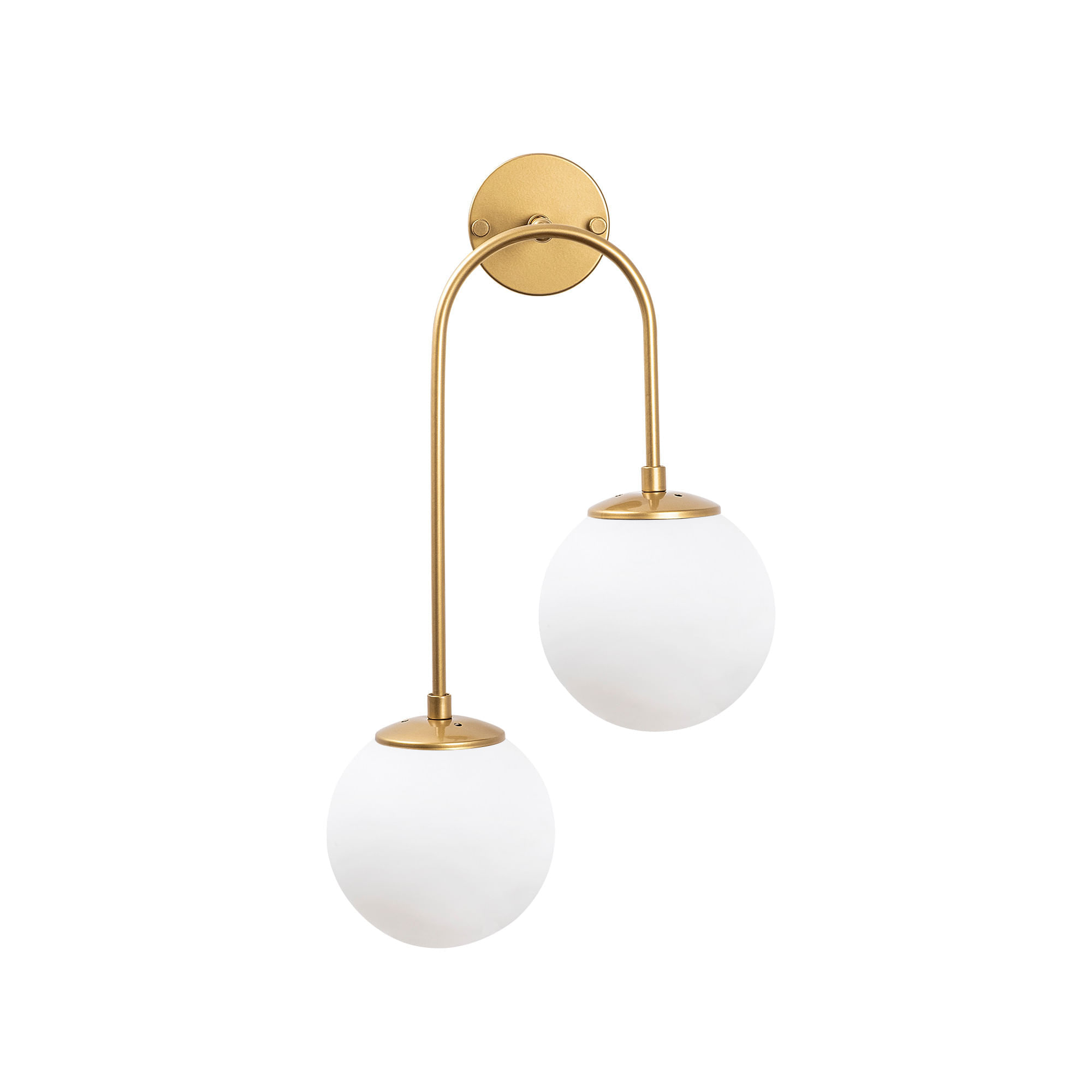Aplica, Opviq, metal, auriu lucios, 30x24x55 cm, 942FLG2120