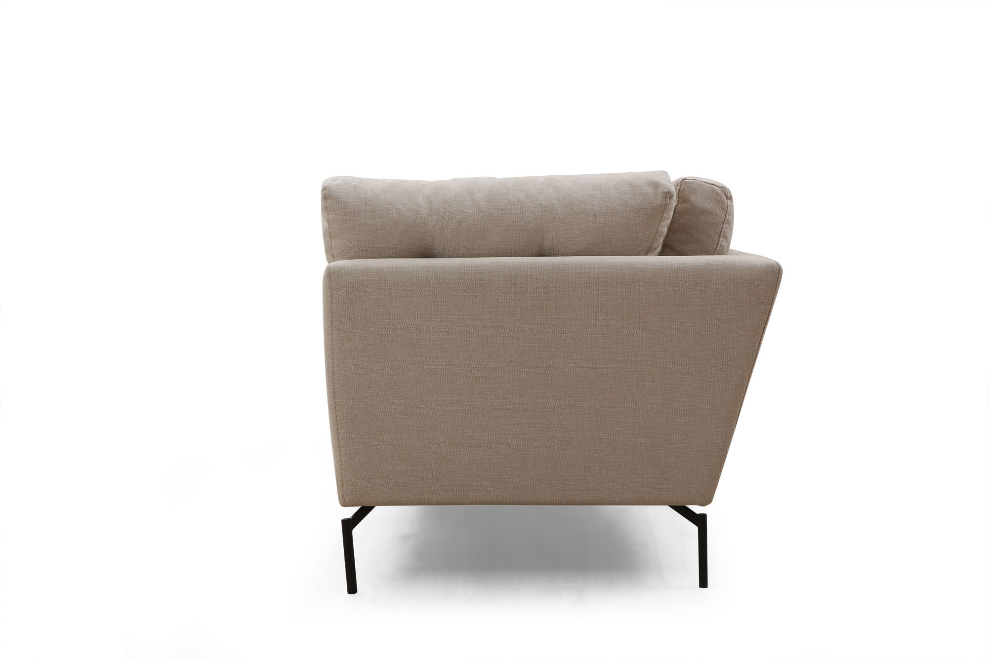 Canapea 3 locuri, Hanah Home, lemn fag si pal, crem, 214x90x84 cm — imaginea 6