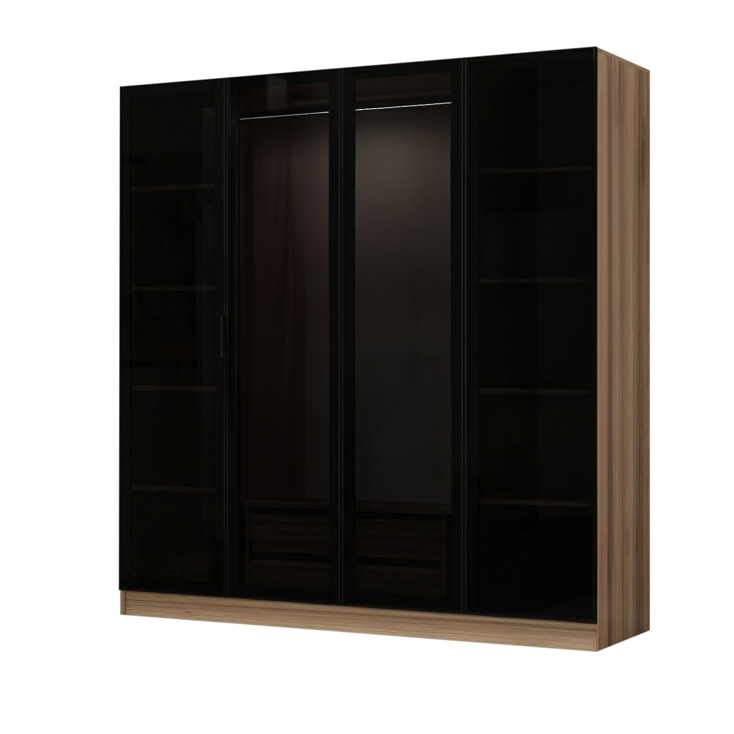 Sifonier, Hanah Home, pal melaminat, fumuriu, 180x52x210 cm, 506MNR2489