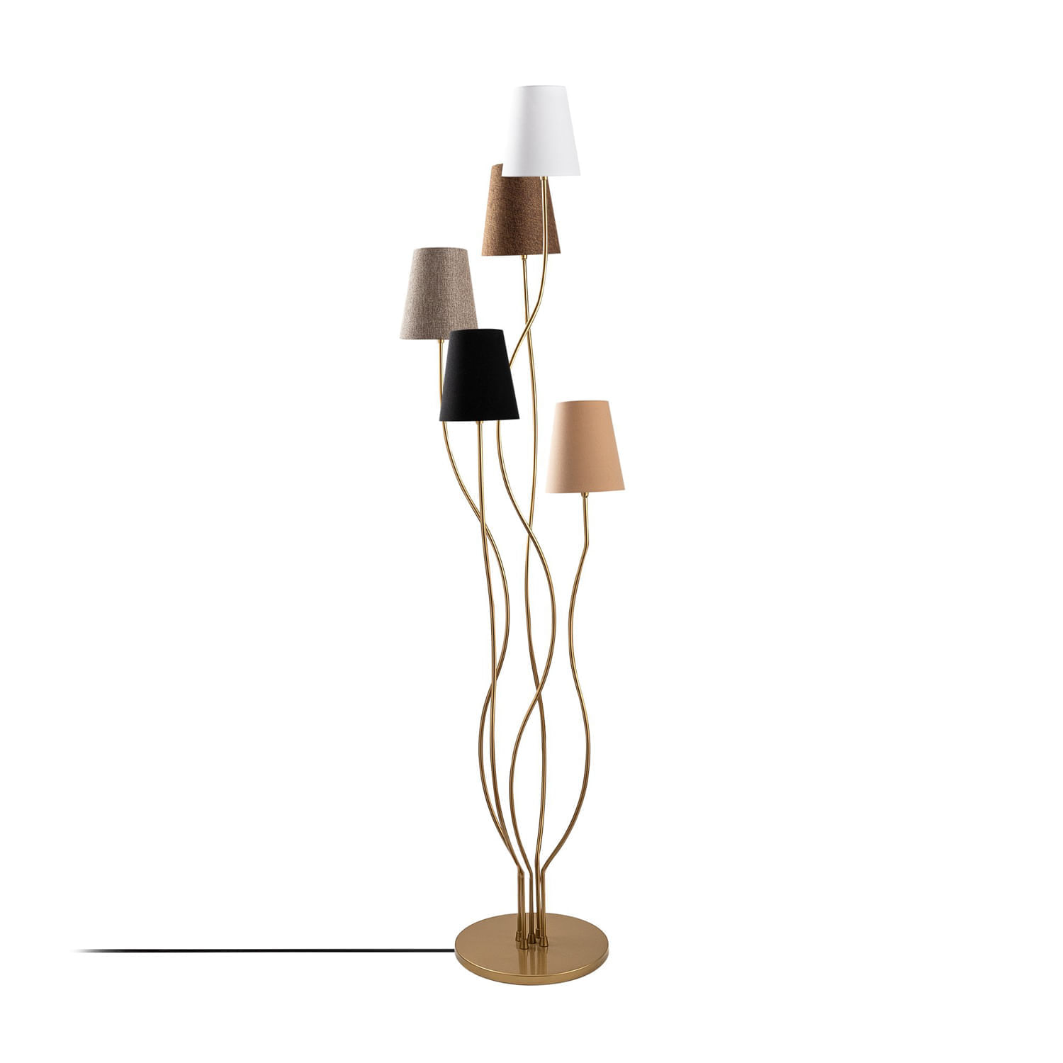 Lampadar, Opviq, metal, multicolor, 44x44x160 cm, 942FLG1542