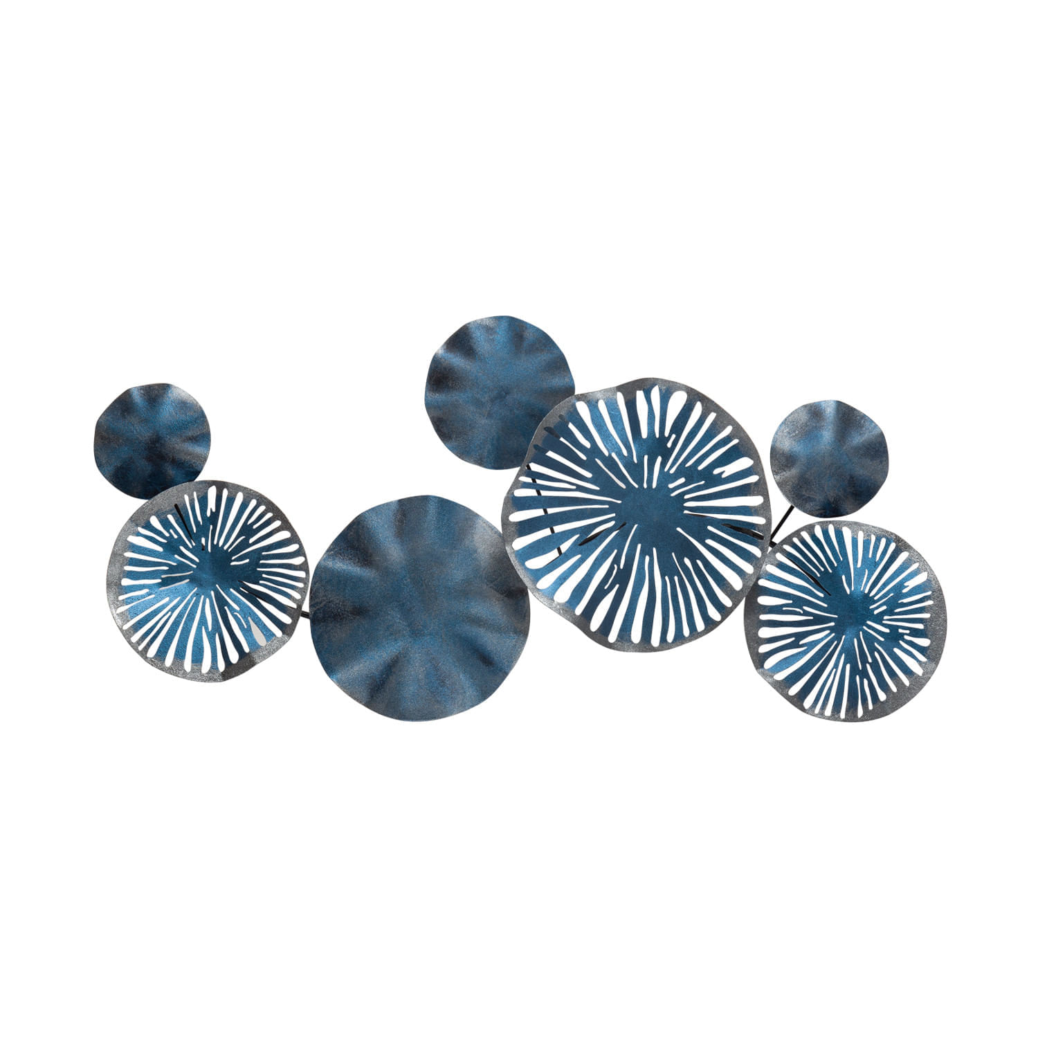 Accesoriu decorativ de perete, Wallxpert, metal, multicolor, 79x35 cm, 279ENZ1201