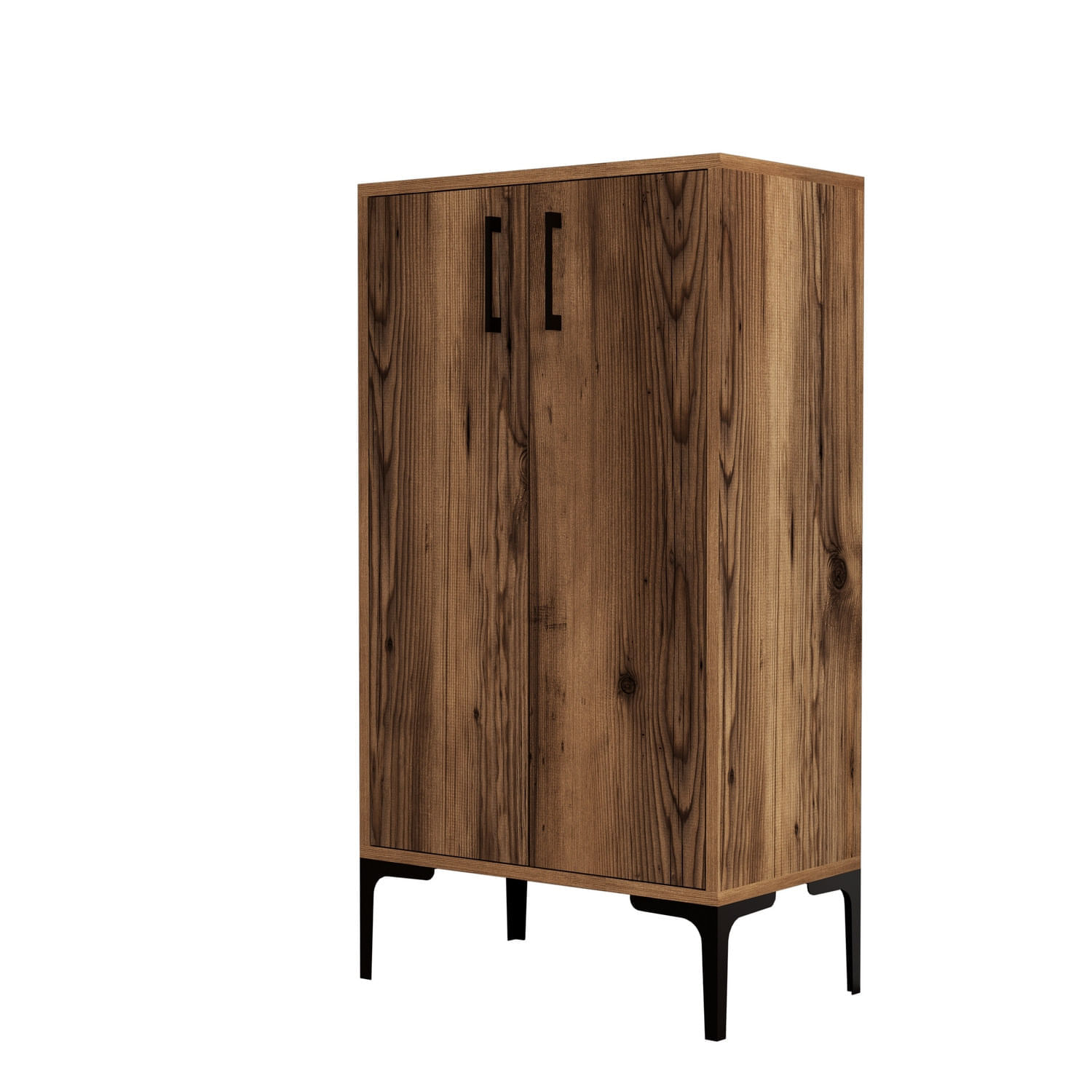 Dulap pantofi, Hanah Home, pal melaminat, nuc, 60x35x111 cm