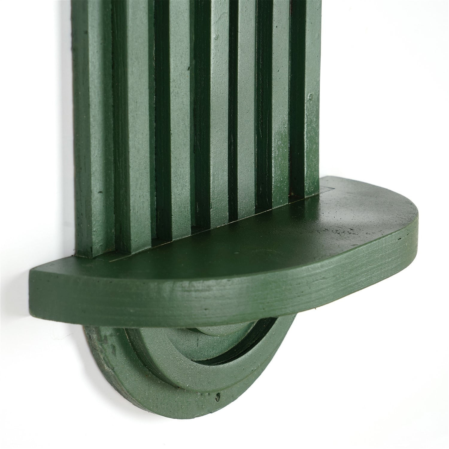 Raft de perete, Hanah Home, placaj, verde, 40x20x9 cm — imaginea 4