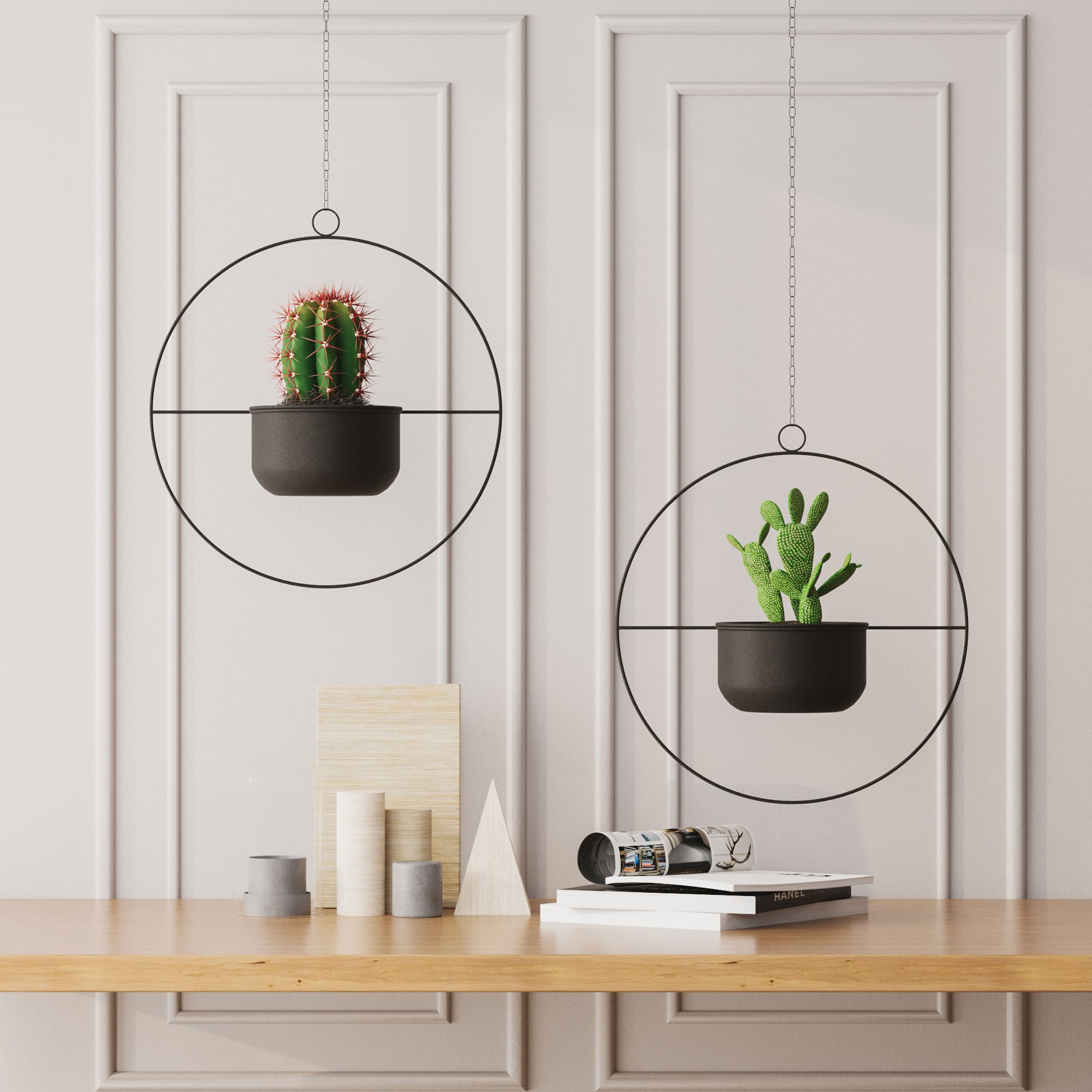Ghiveci decorativ, Aberto Design, metal, negru, 40x40x17 cm — imaginea 4