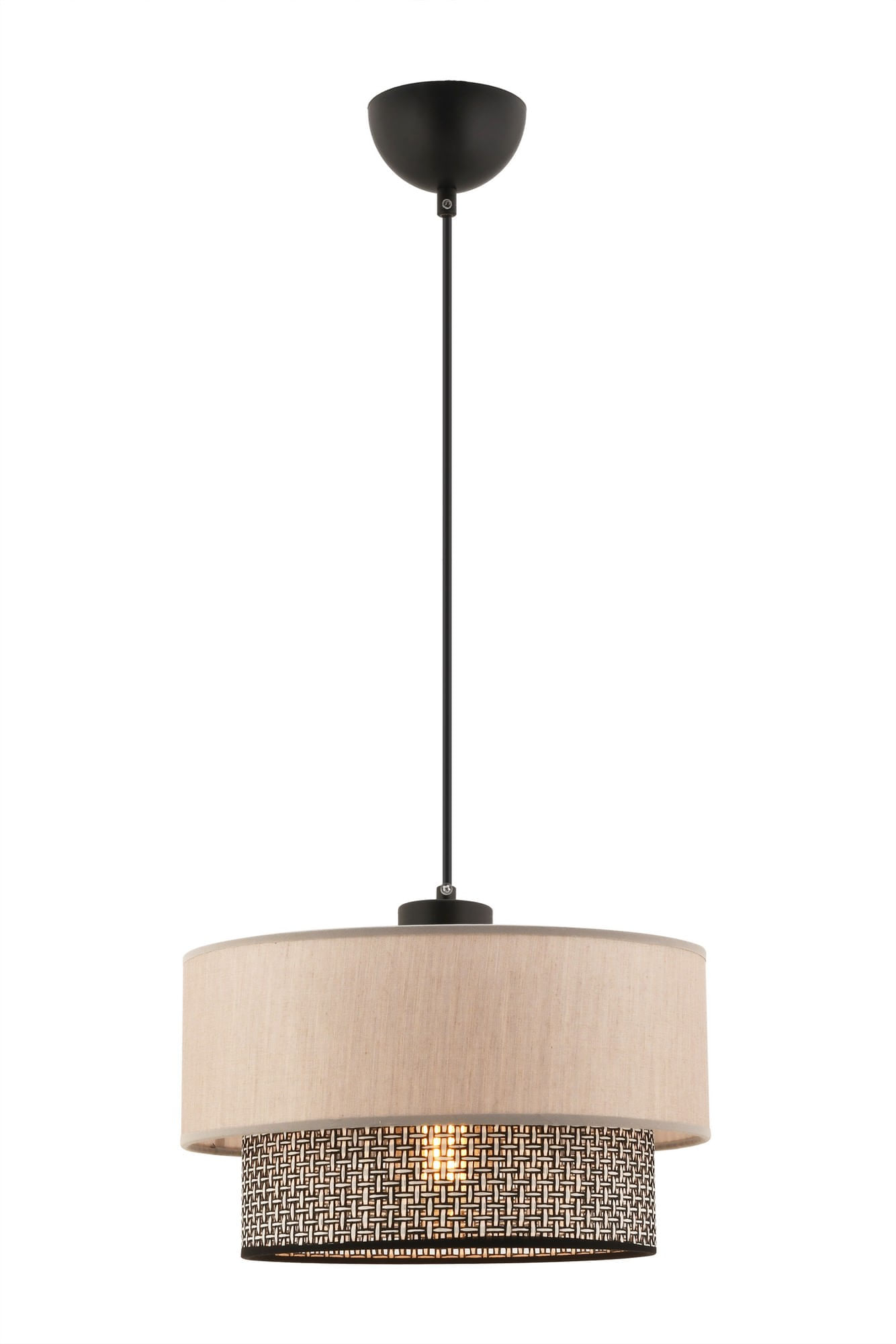 Candelabru, Opviq, metal, gri bej, 30x30x65 cm