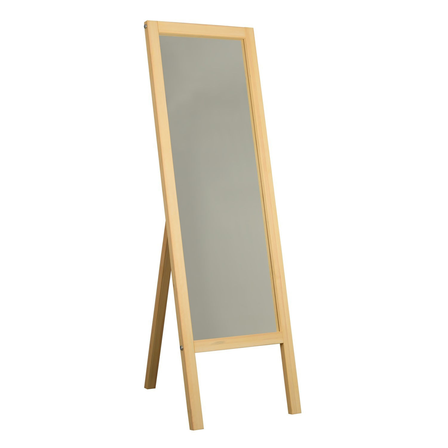 Oglinda cheval, Hanah Home, lemn masiv de pin, nuc, 55x170 cm