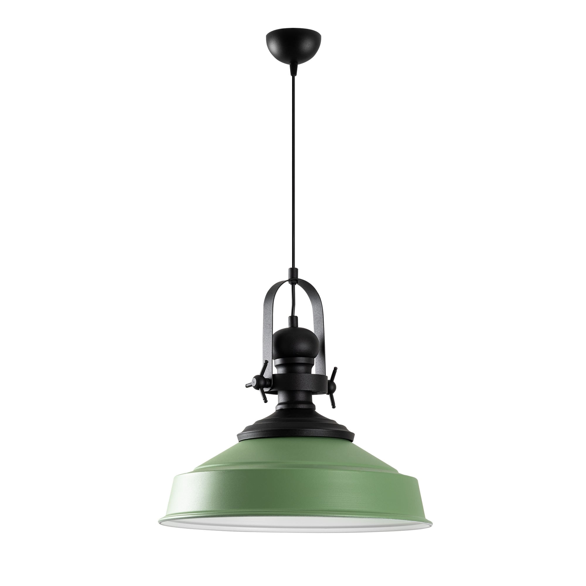 Candelabru, Opviq, metal, verde, diametru 41 cm, inaltime reglabila 45-130 cm