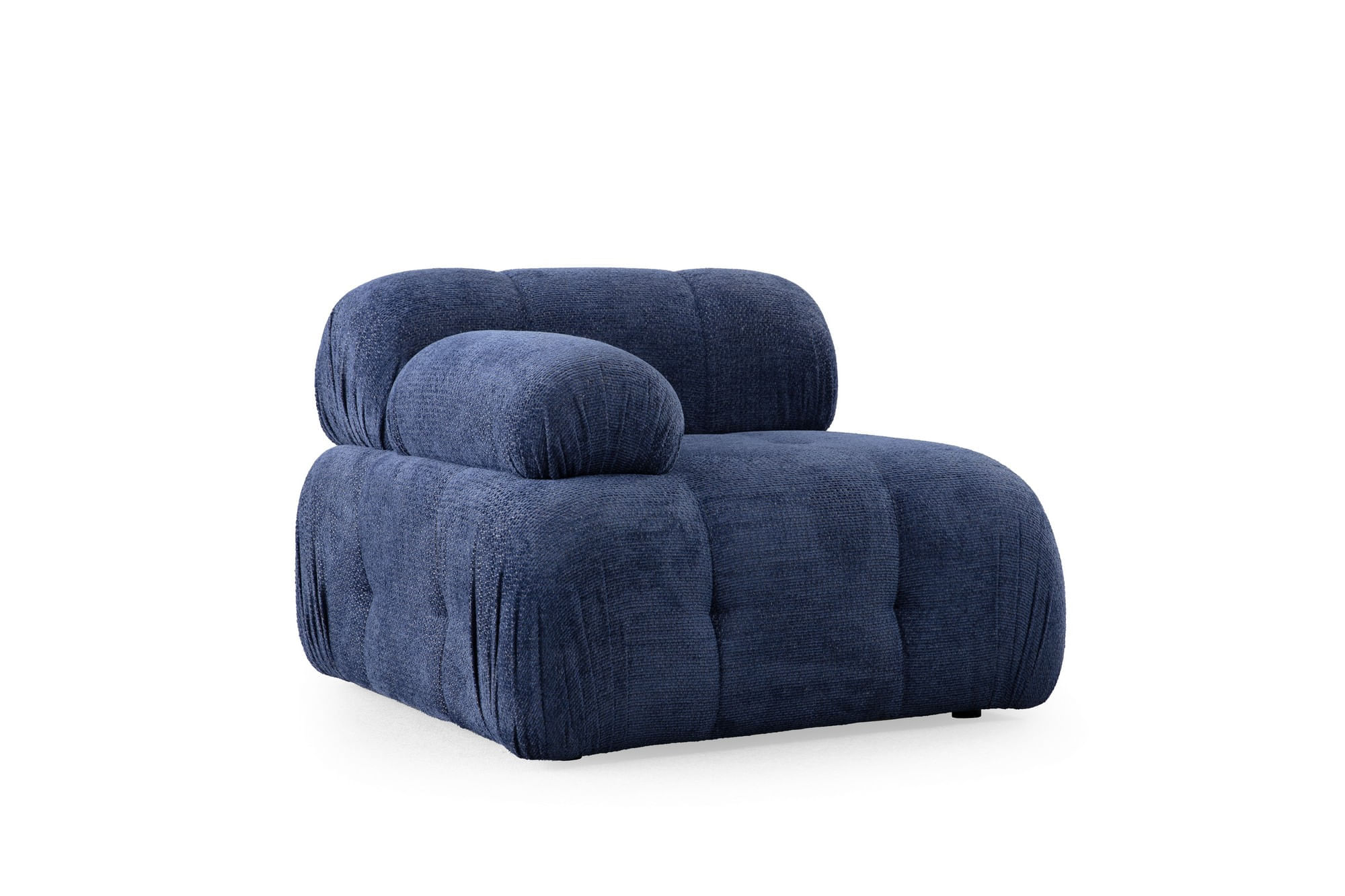 Canapea 3 locuri, Atelier Del Sofa, 100% poliester, albastru inchis, 290x95x75 cm — imaginea 5