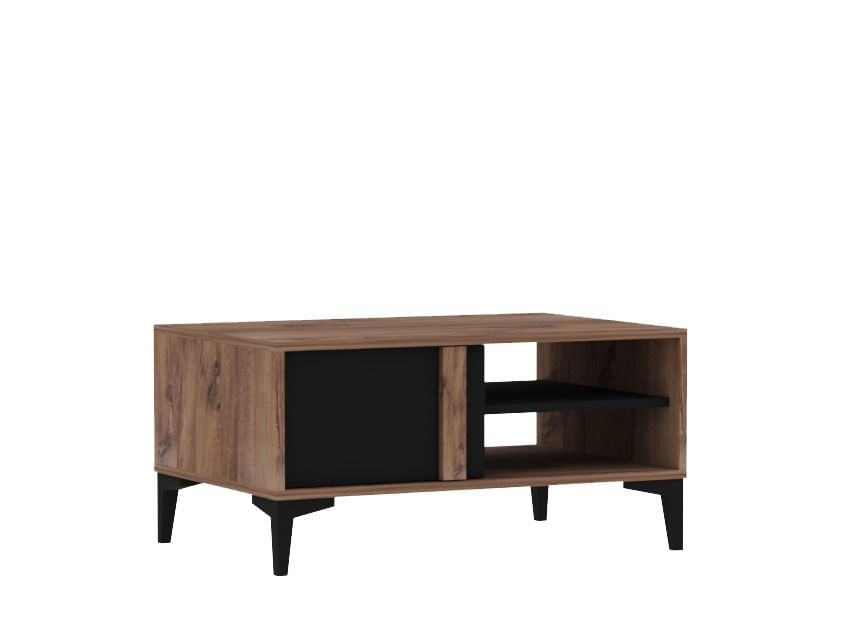 Masuta de cafea, Hanah Home, pal melaminat, atlantic si antracit, 90x60x45 cm — imaginea 2