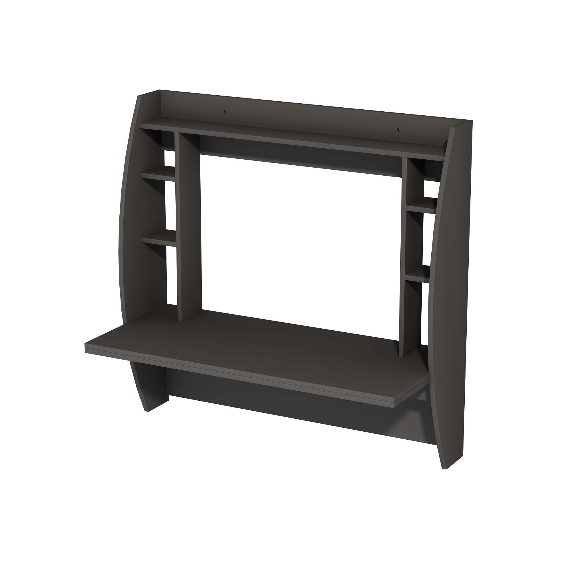 Birou, Hanah Home, pal melaminat, antracit, 123.6x55x120 cm — imaginea 2