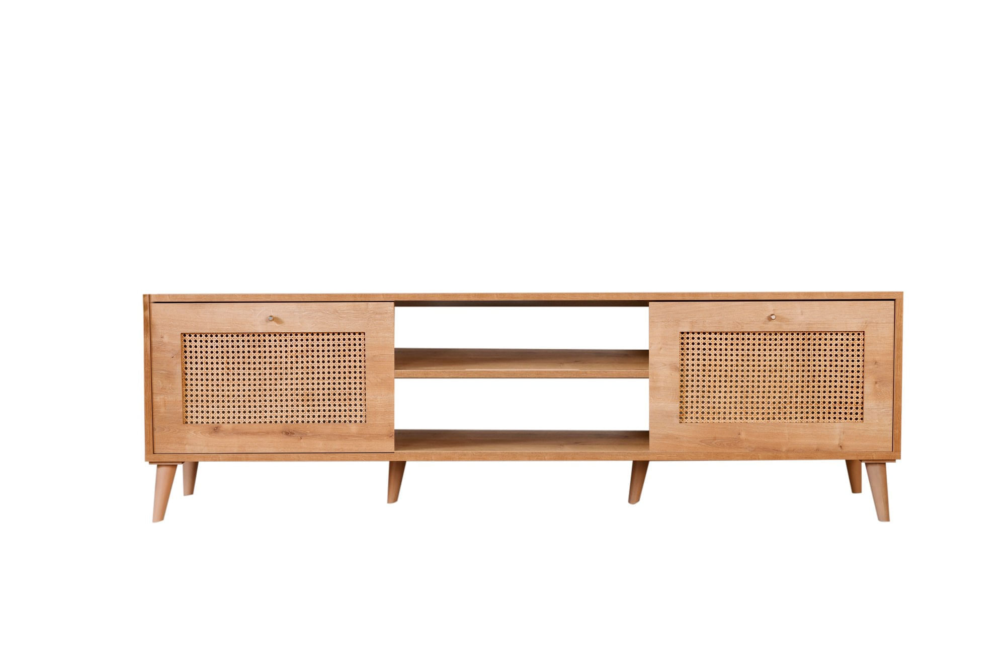 Comoda tv, Hanah Home, pal melaminat, stejar, 180x41x55 cm, 998VOW1155