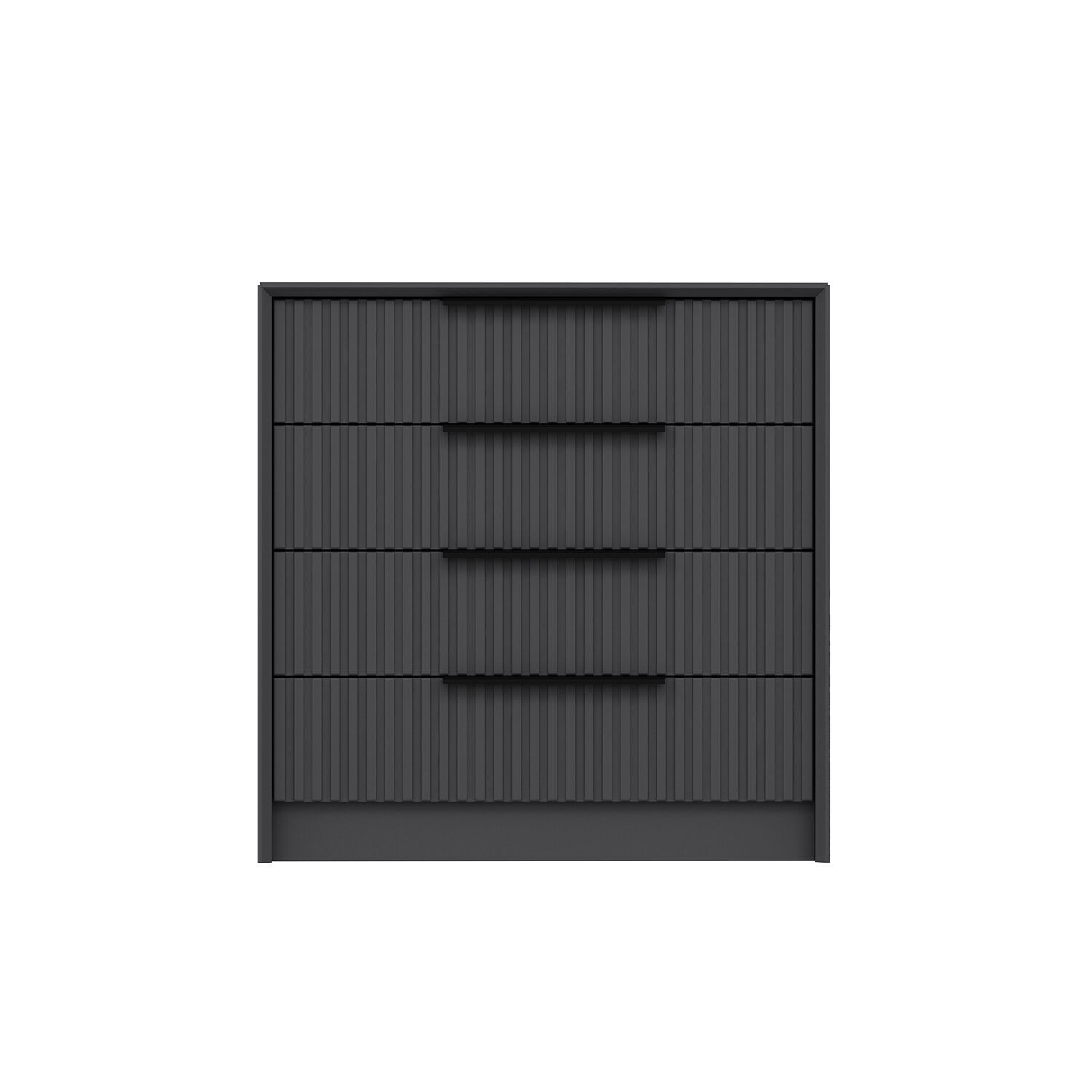 Comoda, Hanah Home, pal melaminat, antracit, 72x45x77 cm — imaginea 3